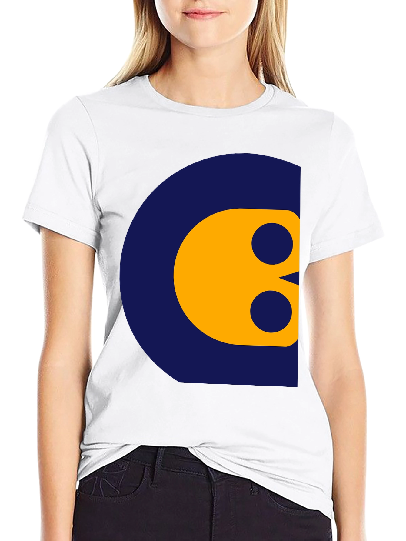 Abstract Graphic Print Crew Neck T-Shirt