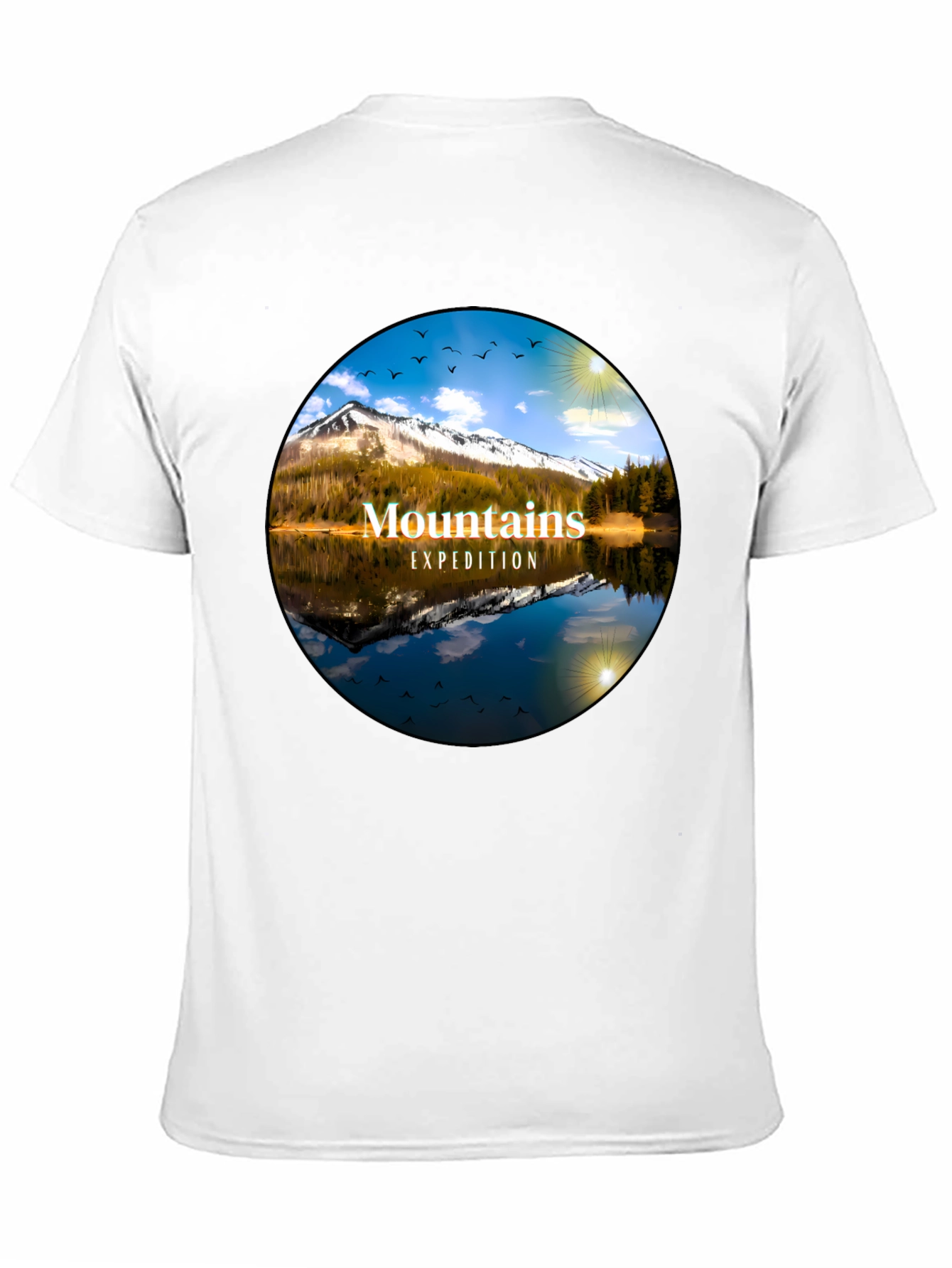 Mountains Expedition Black T-Shirt