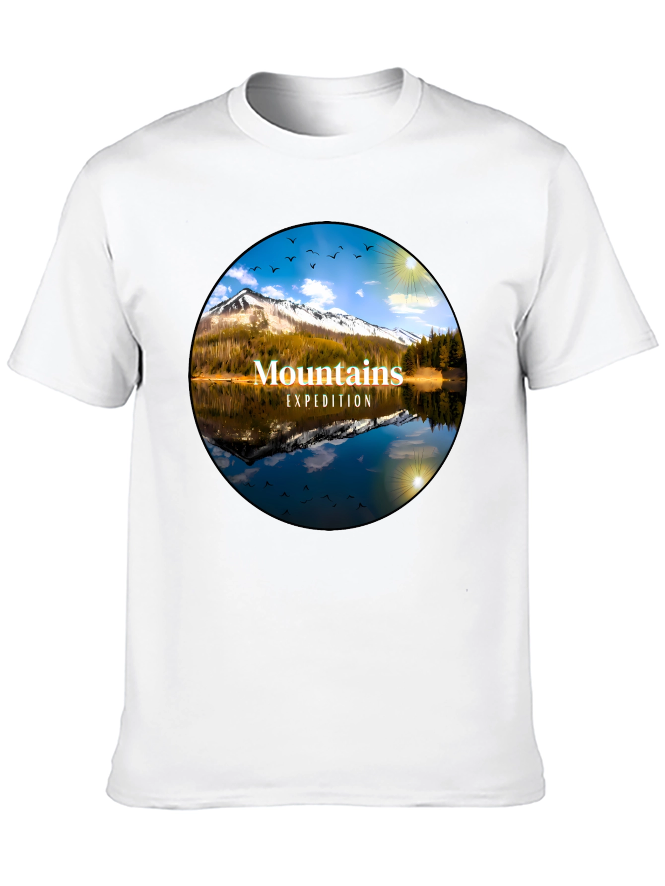 Mountains Expedition Black T-Shirt