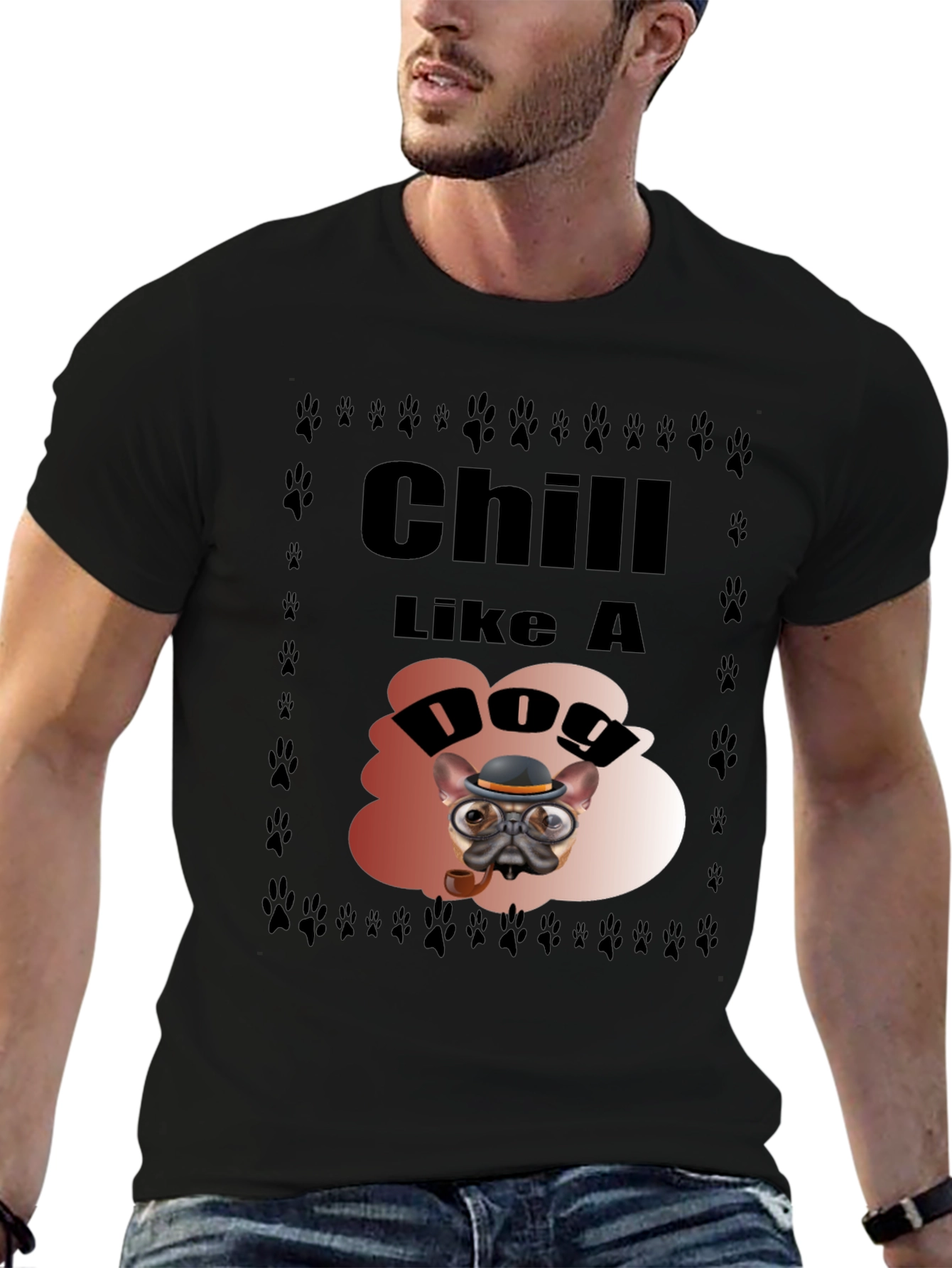 Chill Like a Dog Graphic Tee