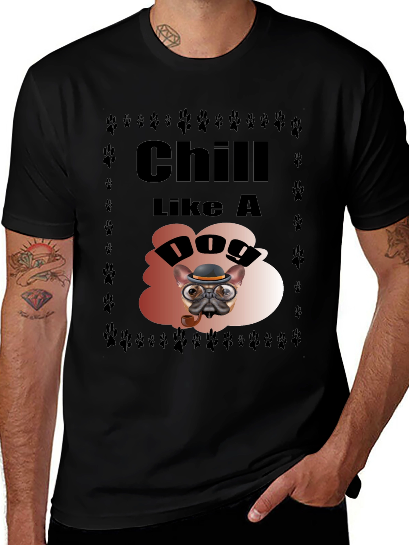 Chill Like a Dog Graphic Tee