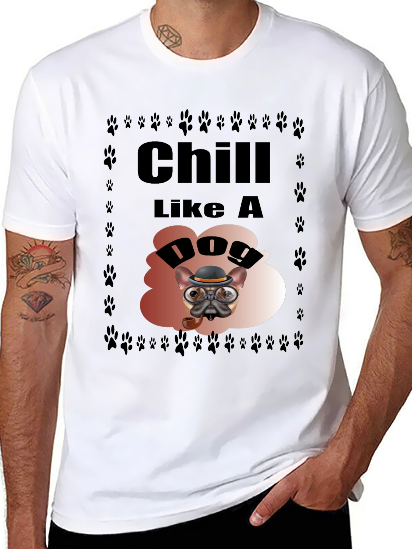 Chill Like a Dog Graphic Tee