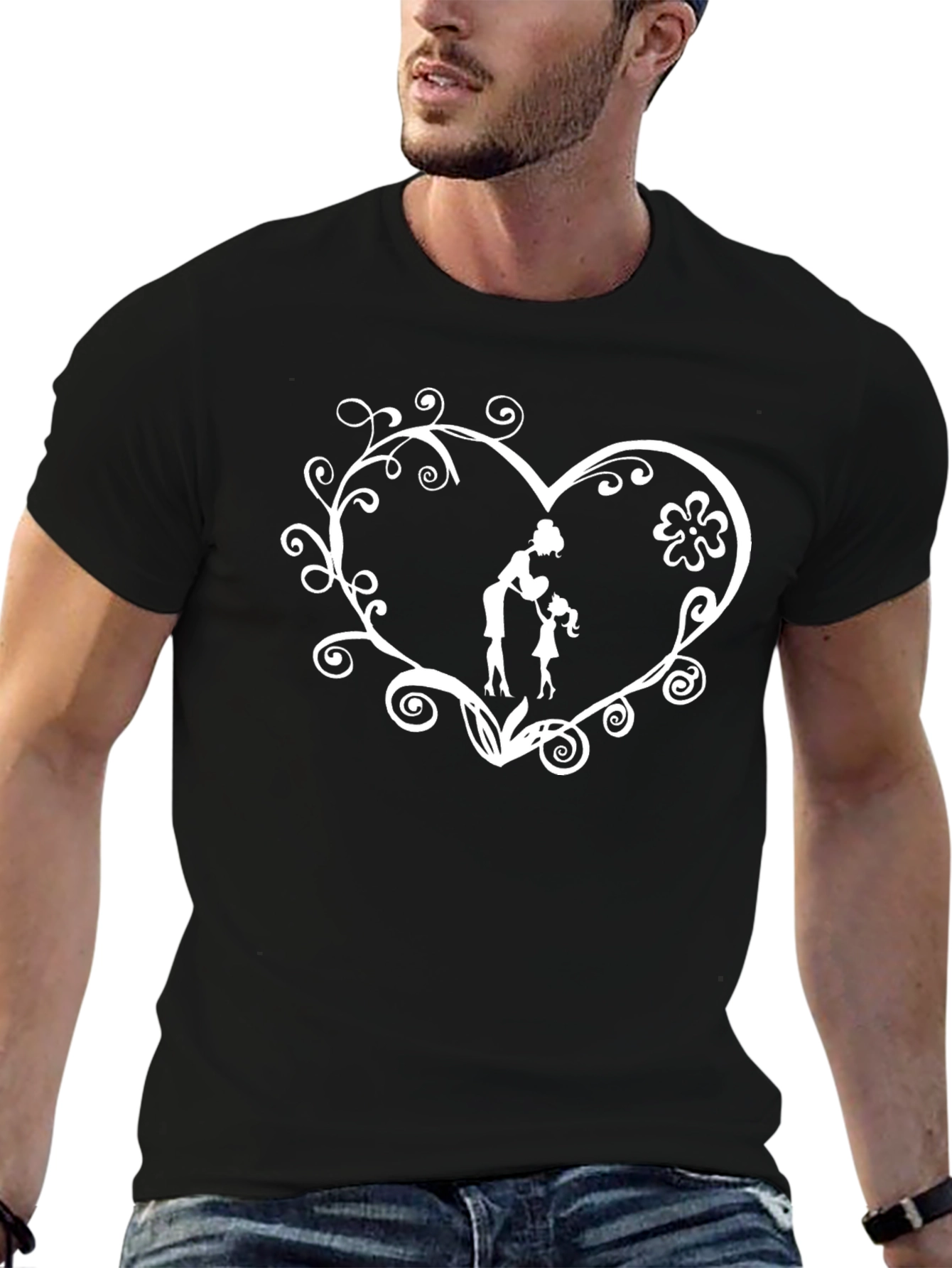 Mother & Daughter Heart T-Shirt