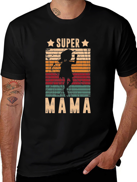 Super Mama Retro T-Shirt
