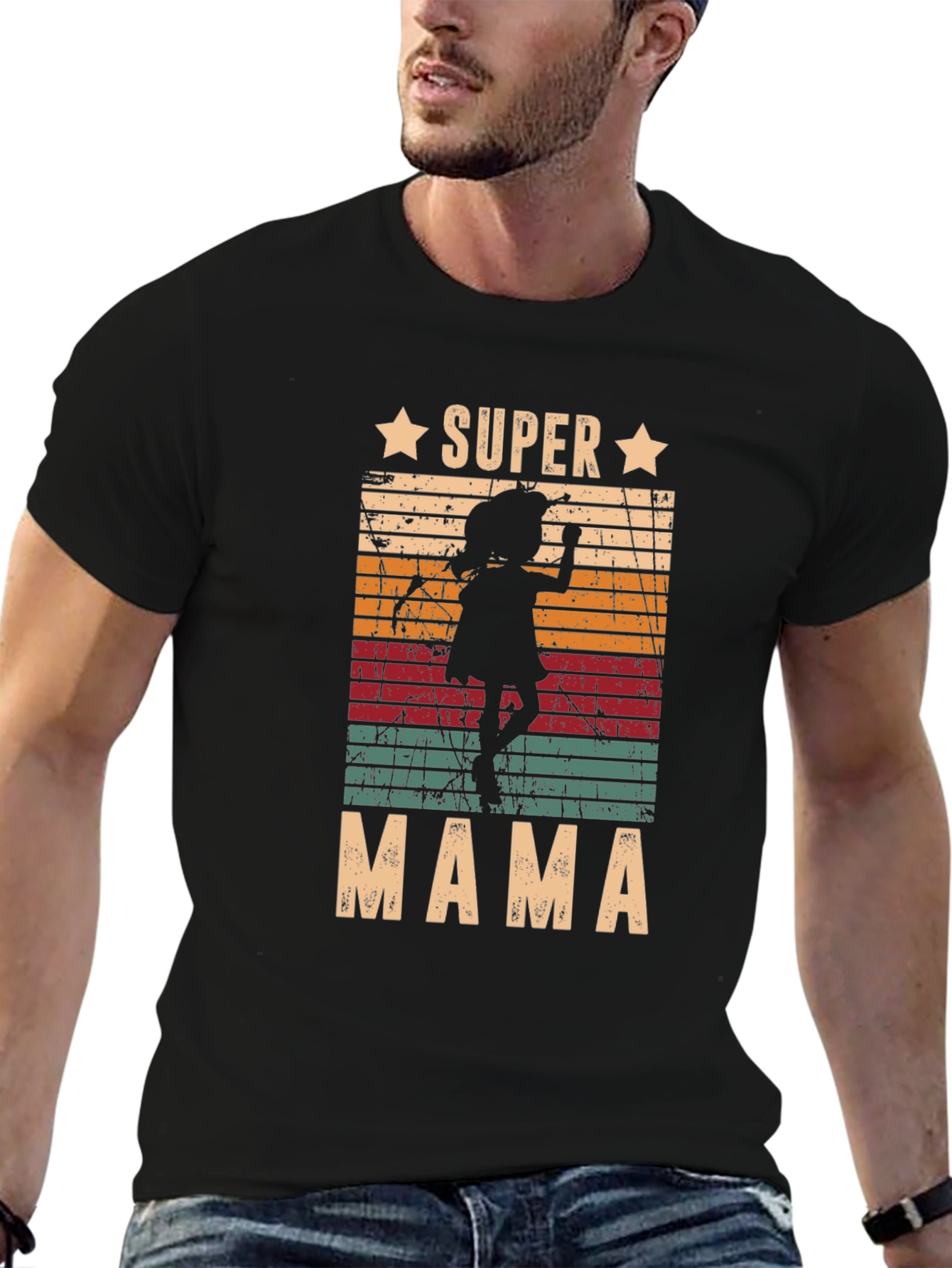 Super Mama Retro T-Shirt
