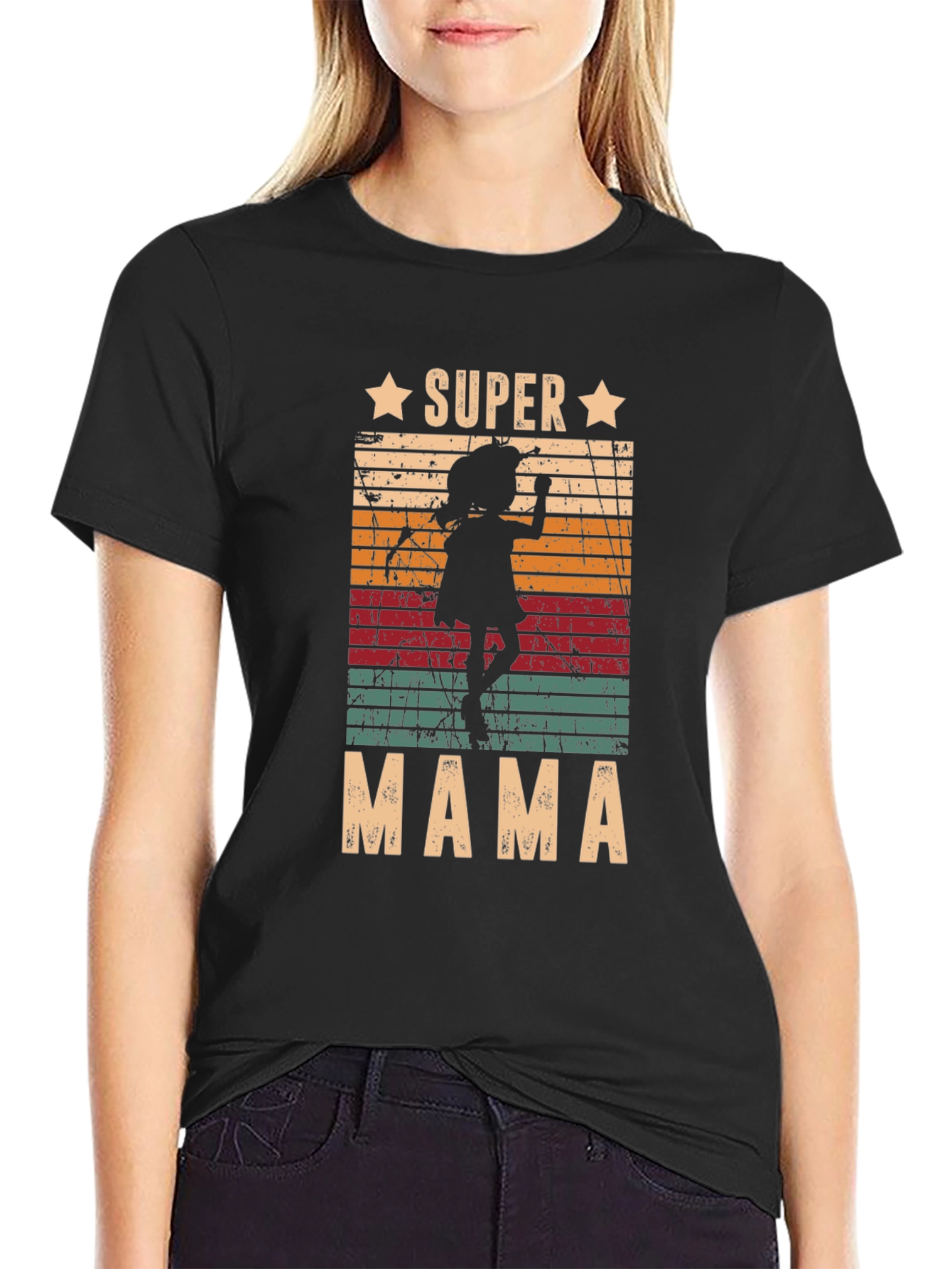 Super Mama Retro T-Shirt