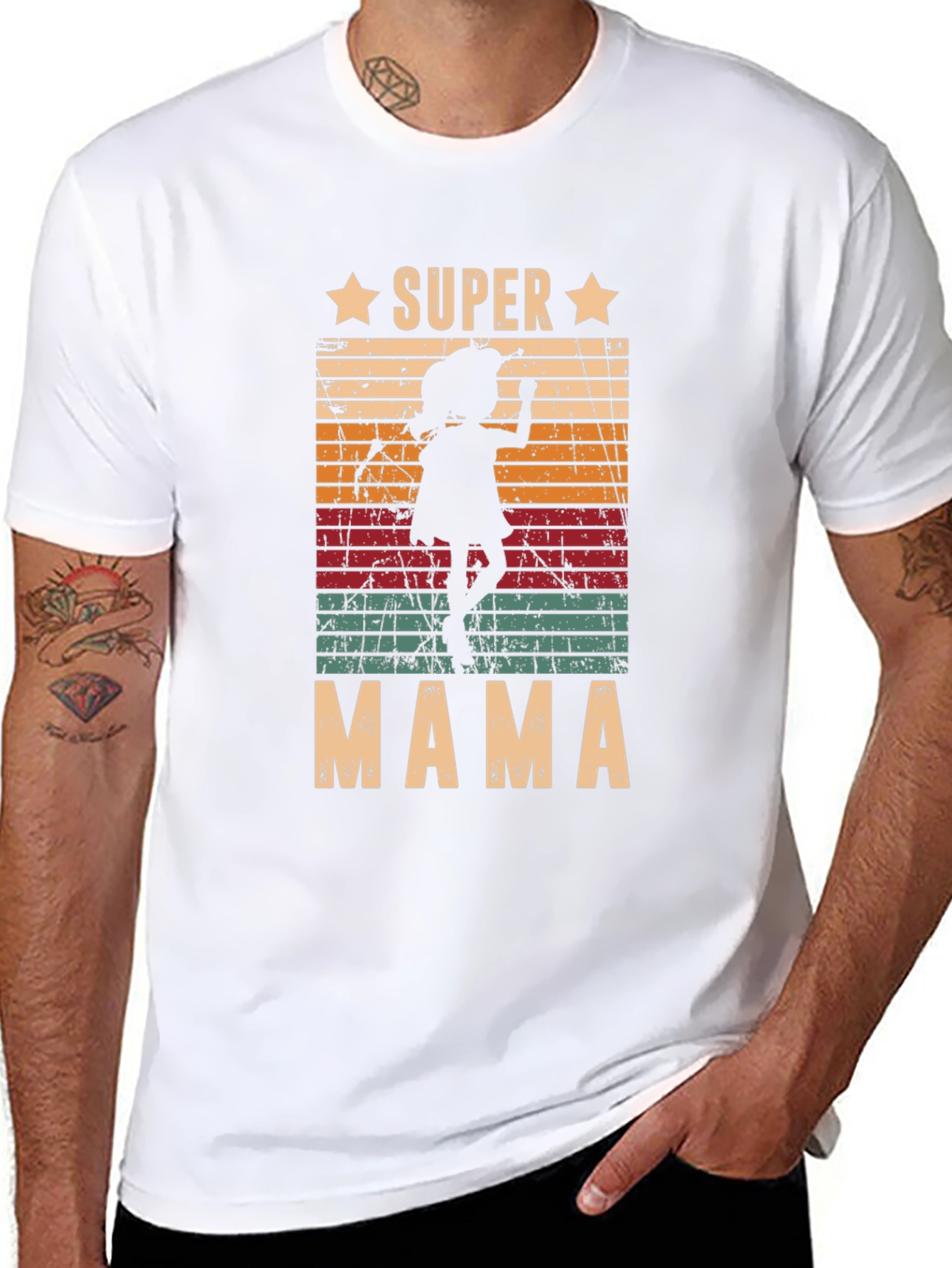 Super Mama Retro T-Shirt