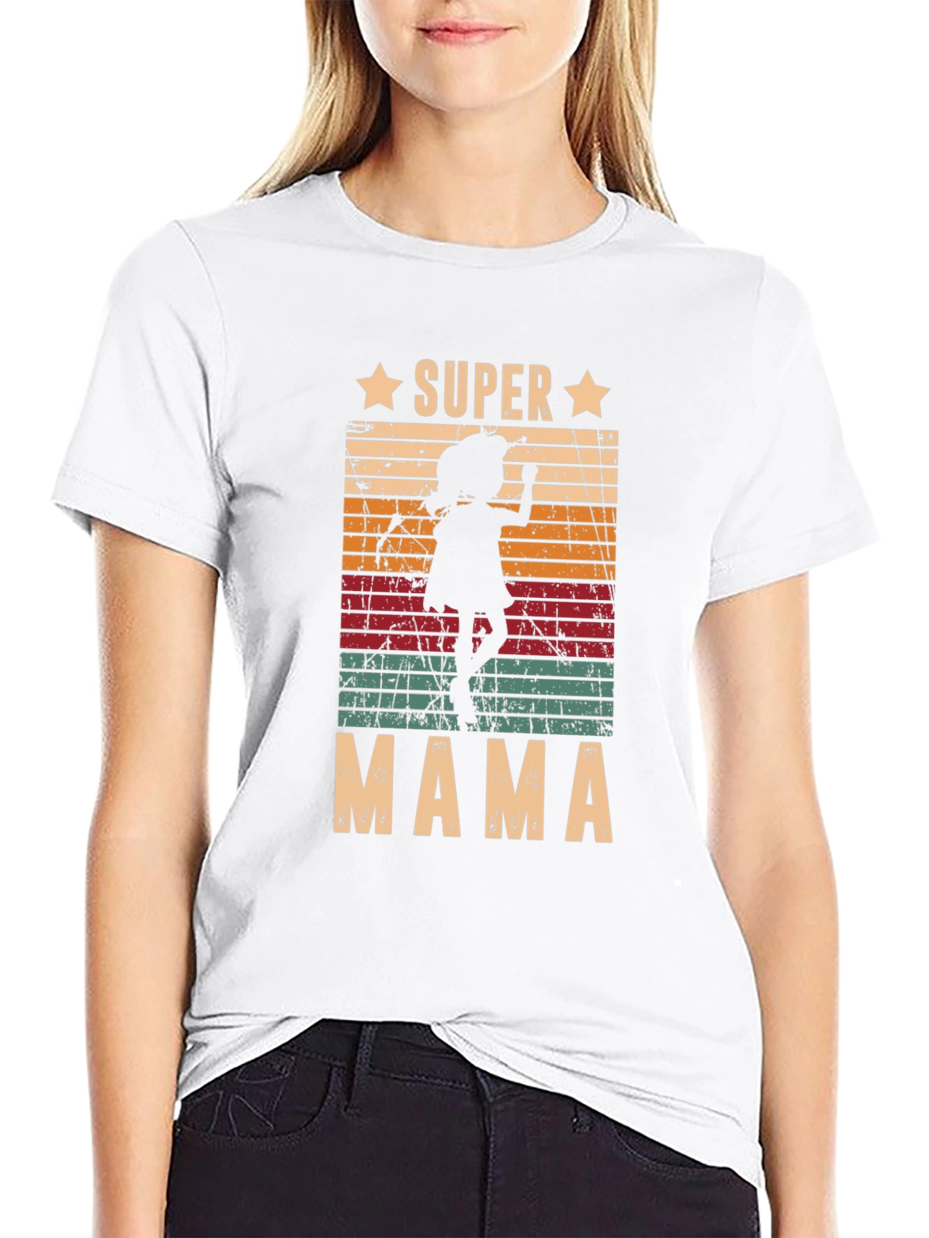 Super Mama Retro T-Shirt