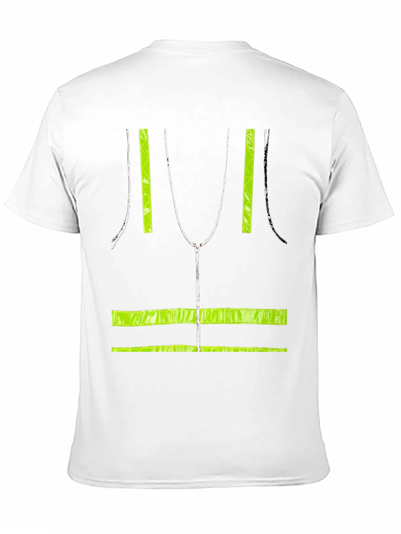 Hi-Vis Safety Vest Illusion Graphic Tee