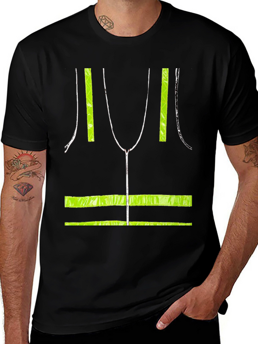Hi-Vis Safety Vest Illusion Graphic Tee