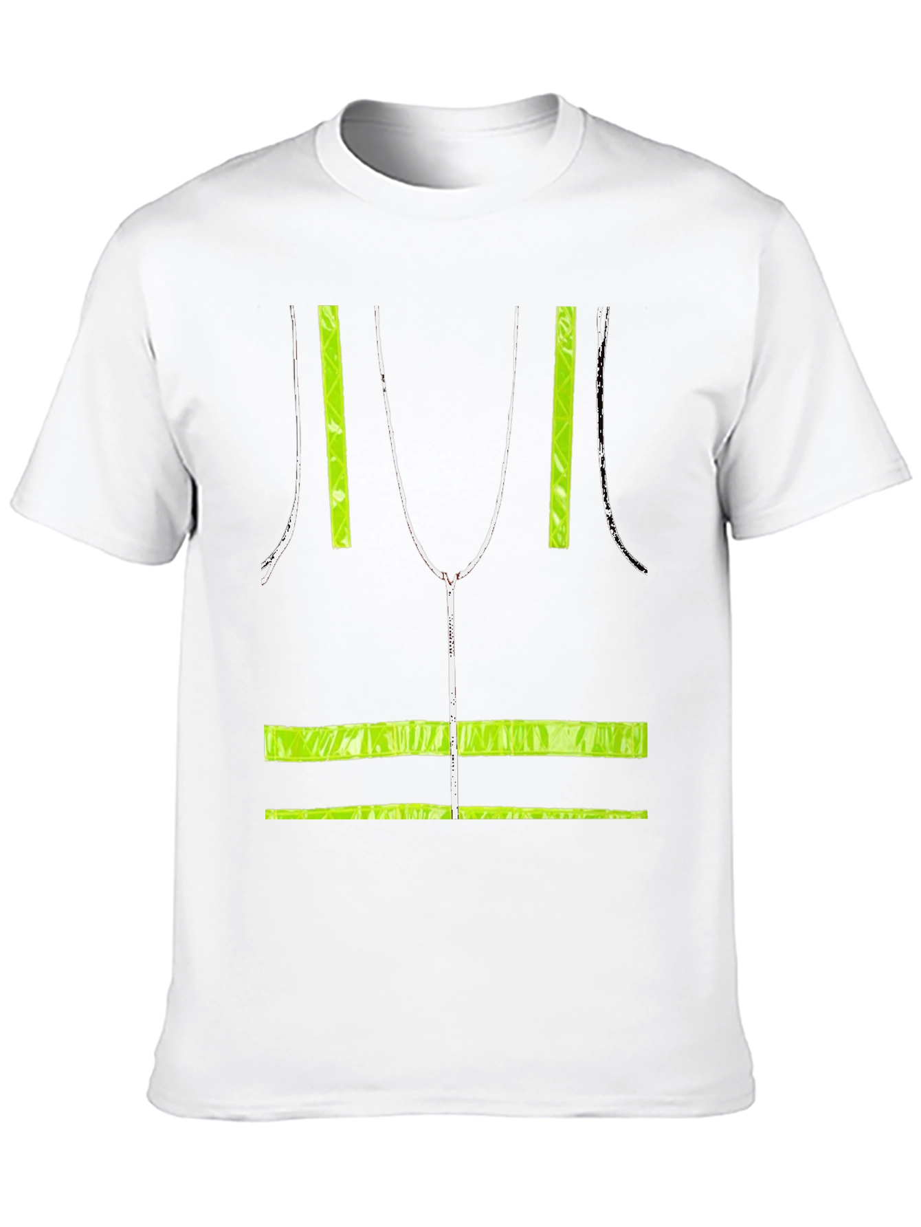Hi-Vis Safety Vest Illusion Graphic Tee