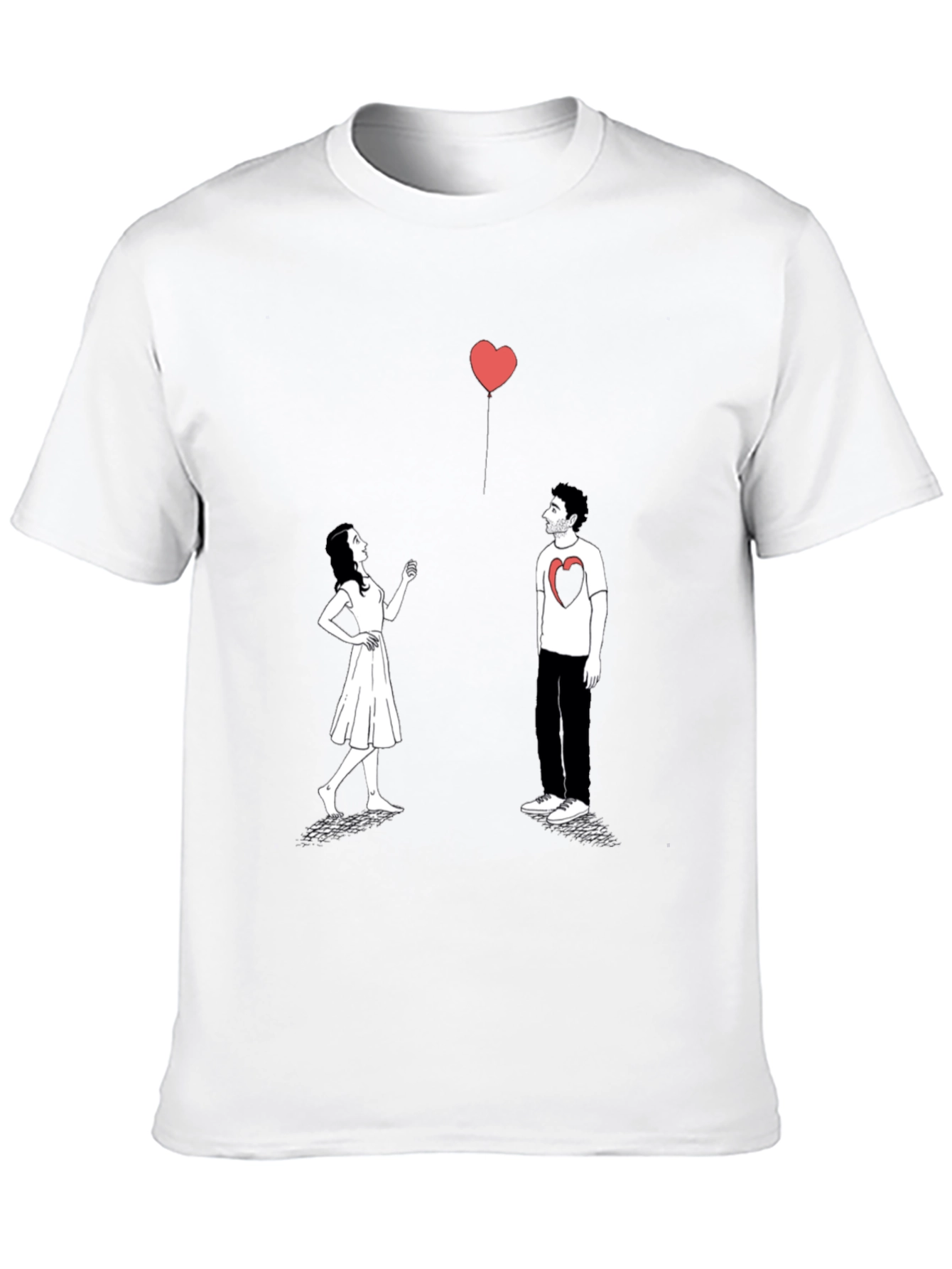 Heart Balloon Graphic Tee - Love Connection