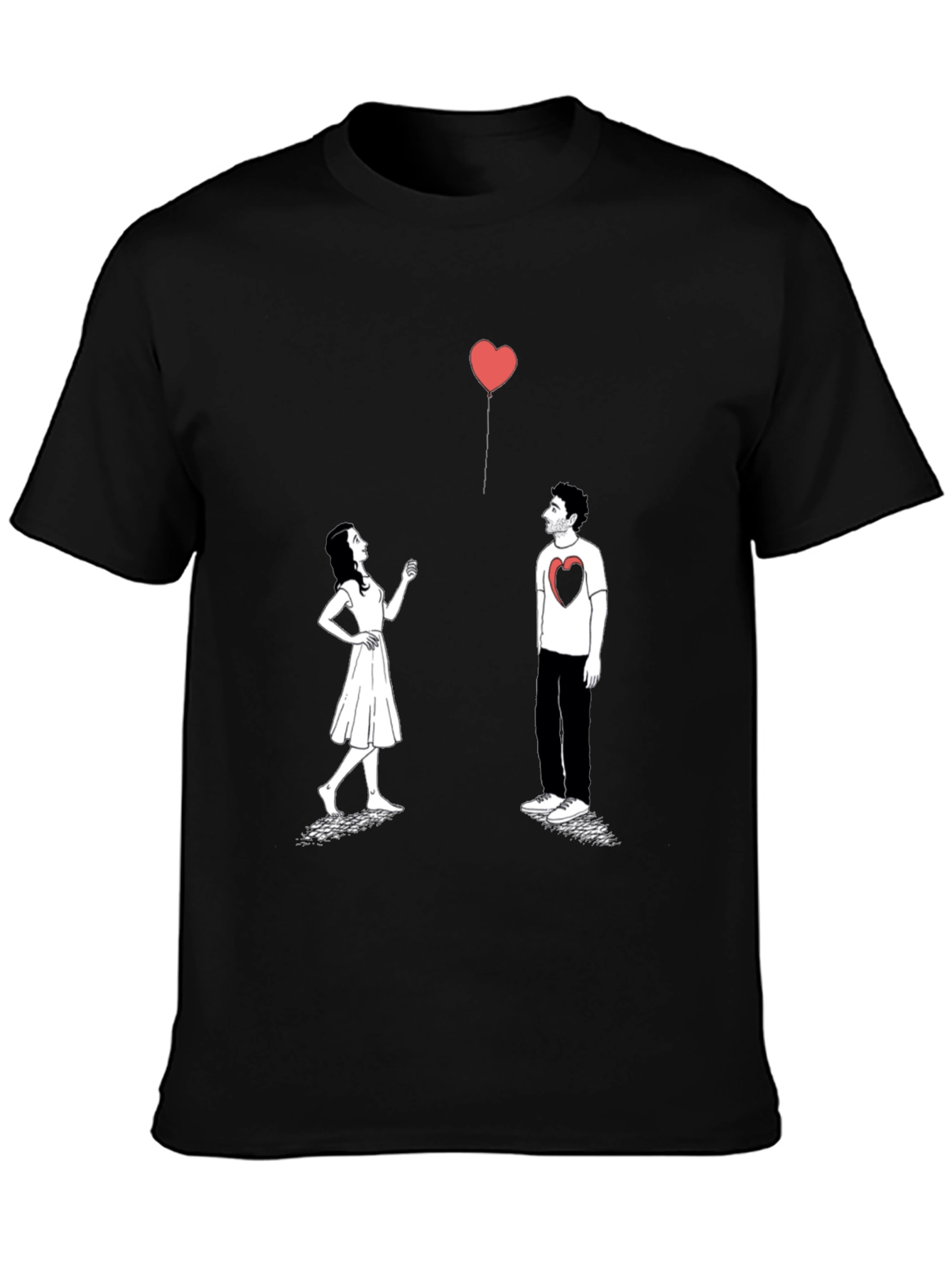 Heart Balloon Graphic Tee - Love Connection