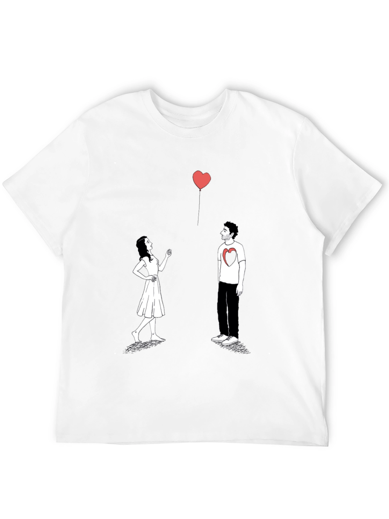 Heart Balloon Graphic Tee - Love Connection