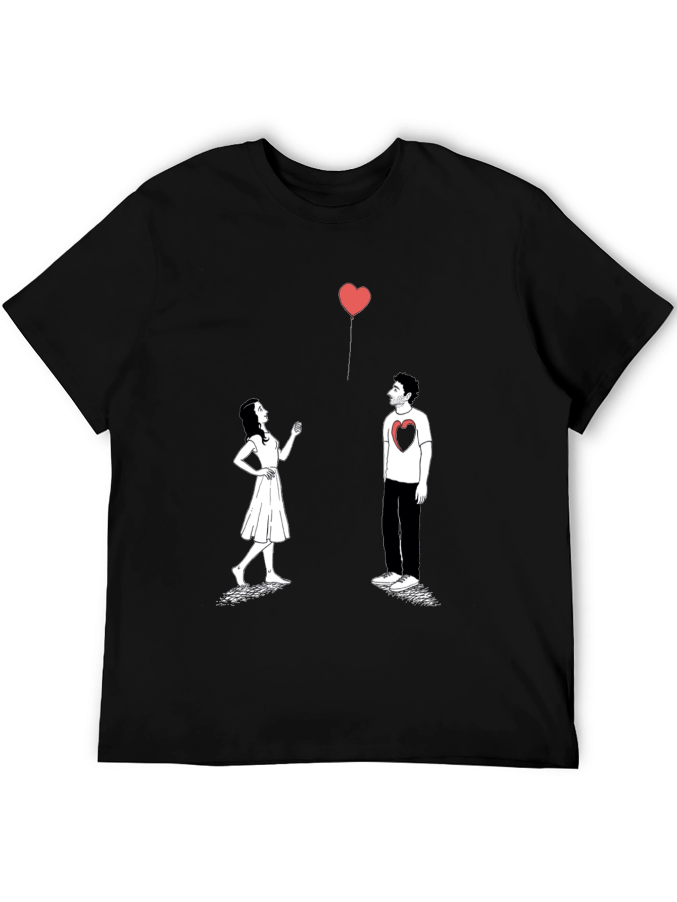 Heart Balloon Graphic Tee - Love Connection