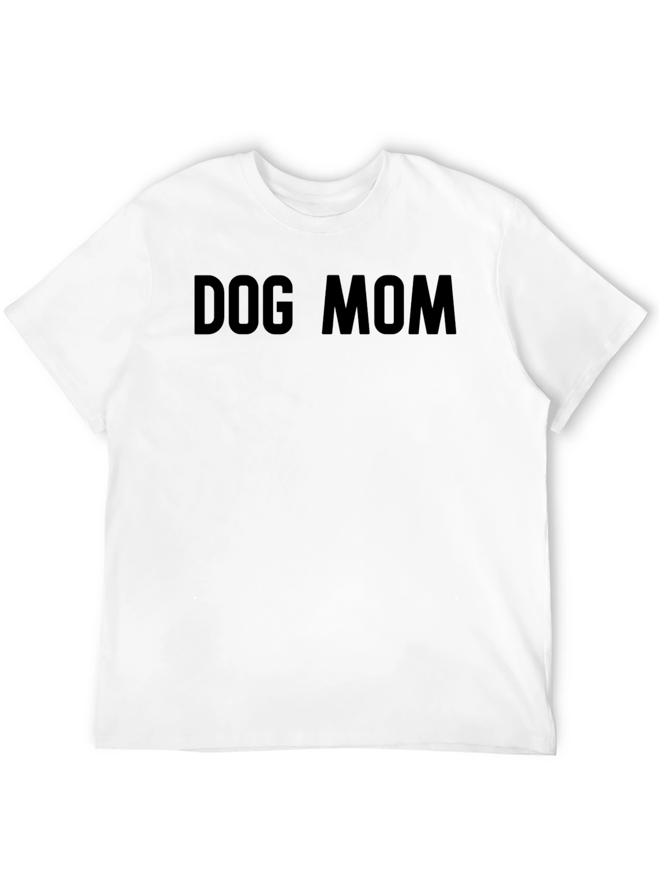 Dog Mom Black T-Shirt