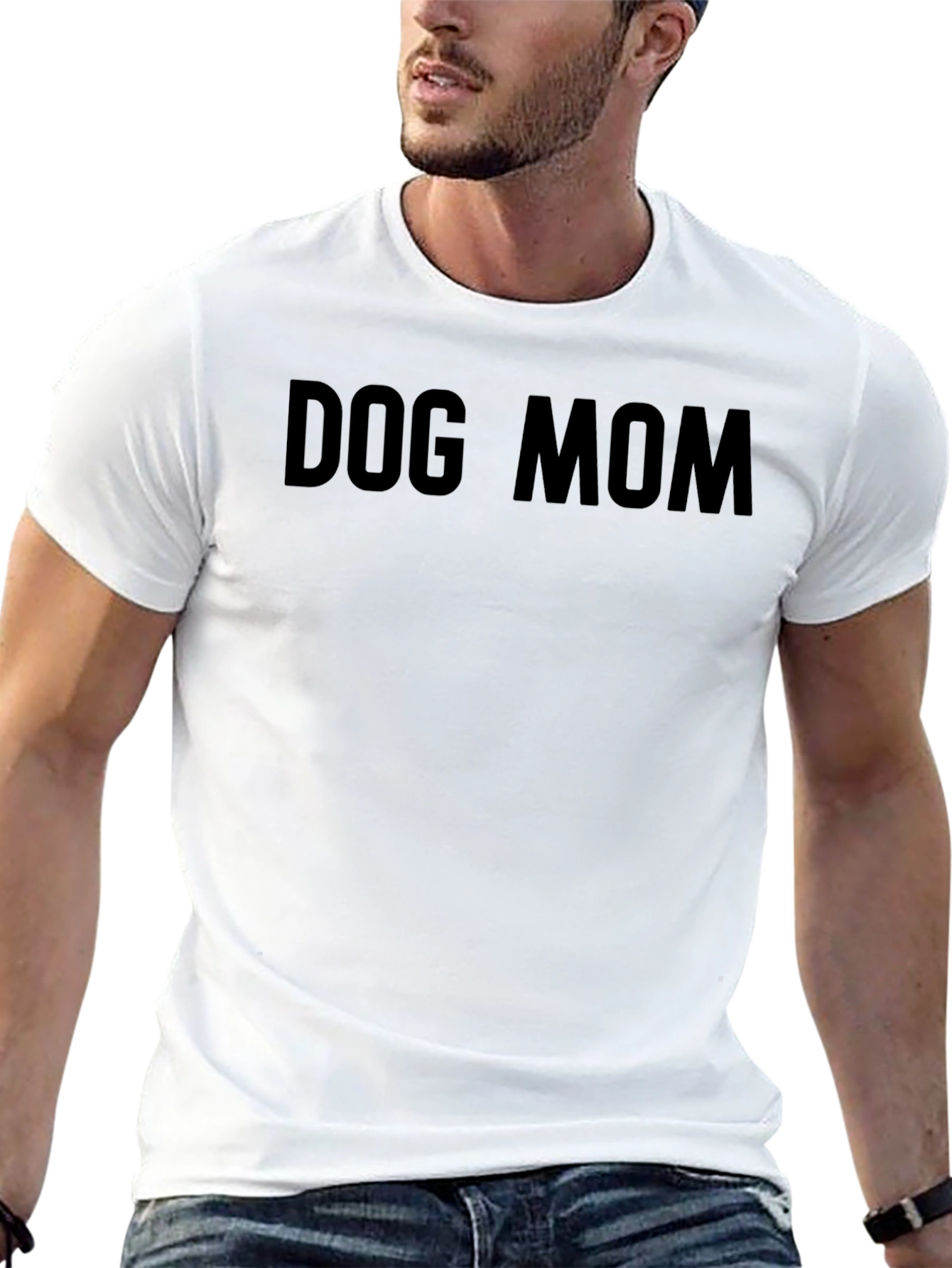 Dog Mom Black T-Shirt