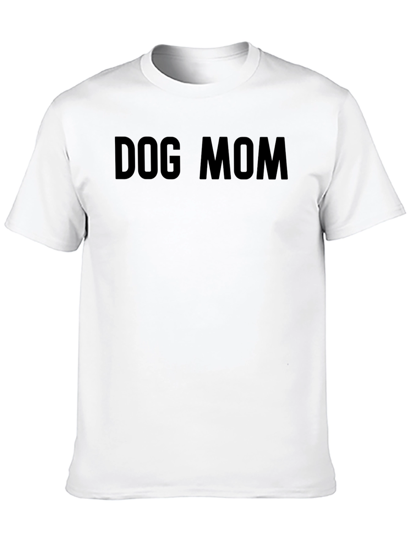 Dog Mom Black T-Shirt