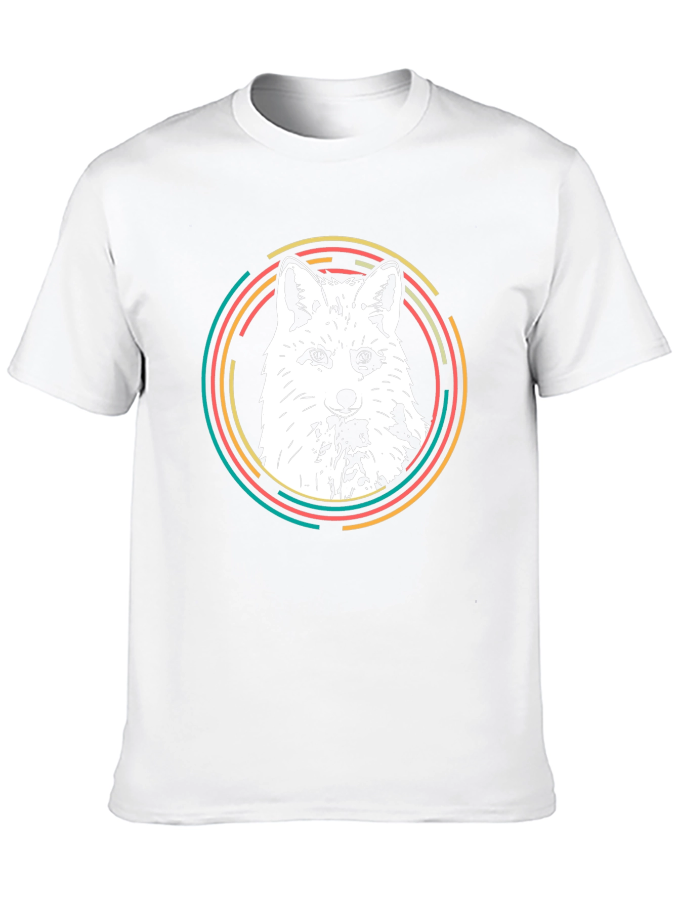 Fox Graphic Tee - Stylish Mens Black T-Shirt