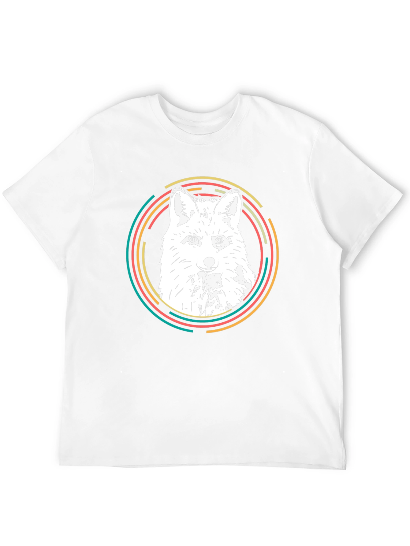 Fox Graphic Tee - Stylish Mens Black T-Shirt