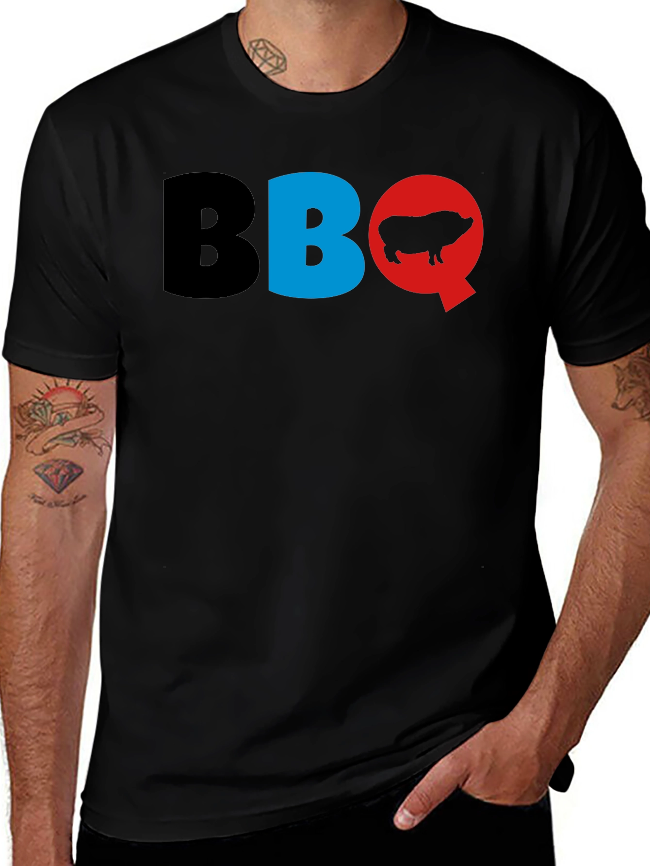 BBQ Pig Graphic T-Shirt