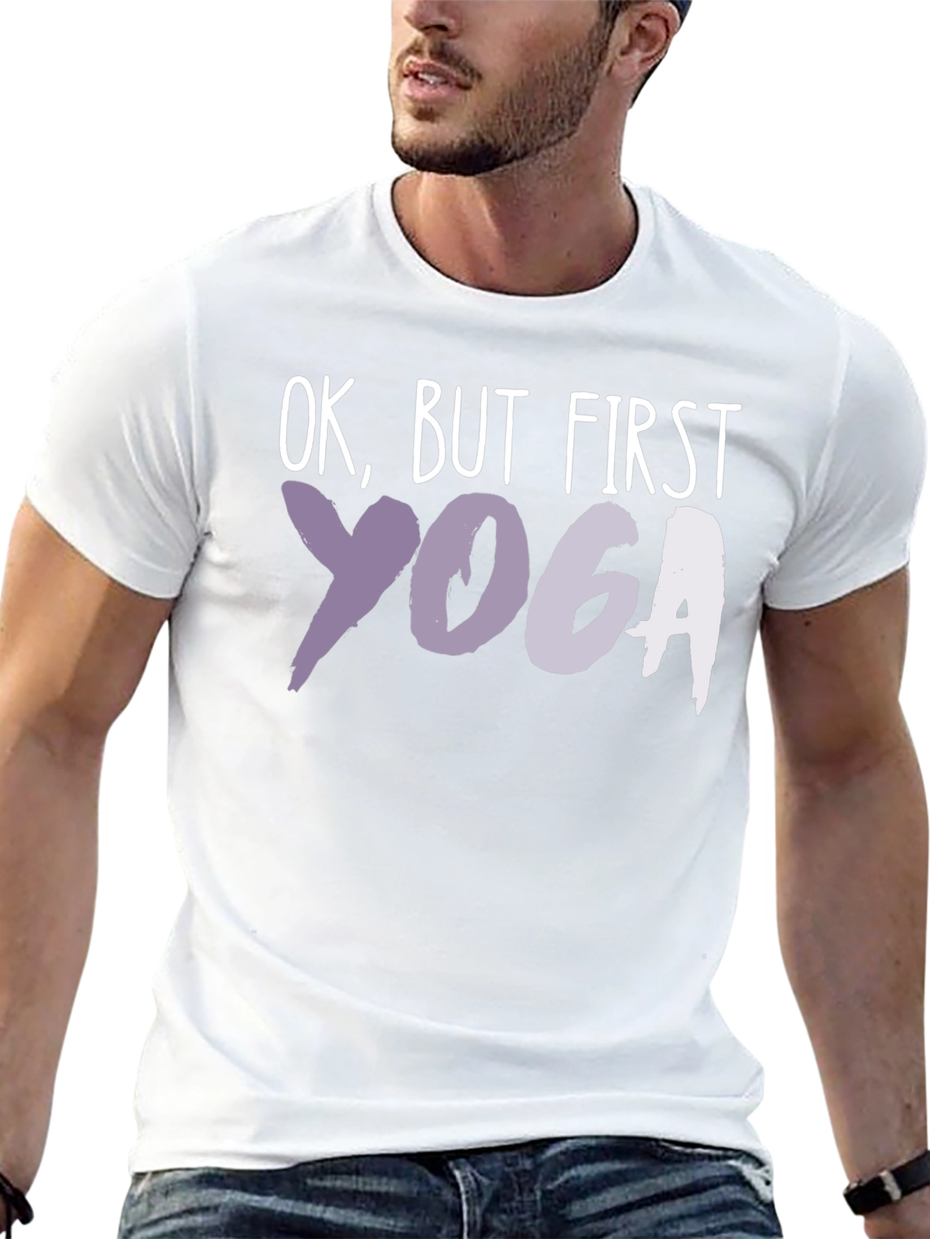Ok But First Yoga T-Shirt