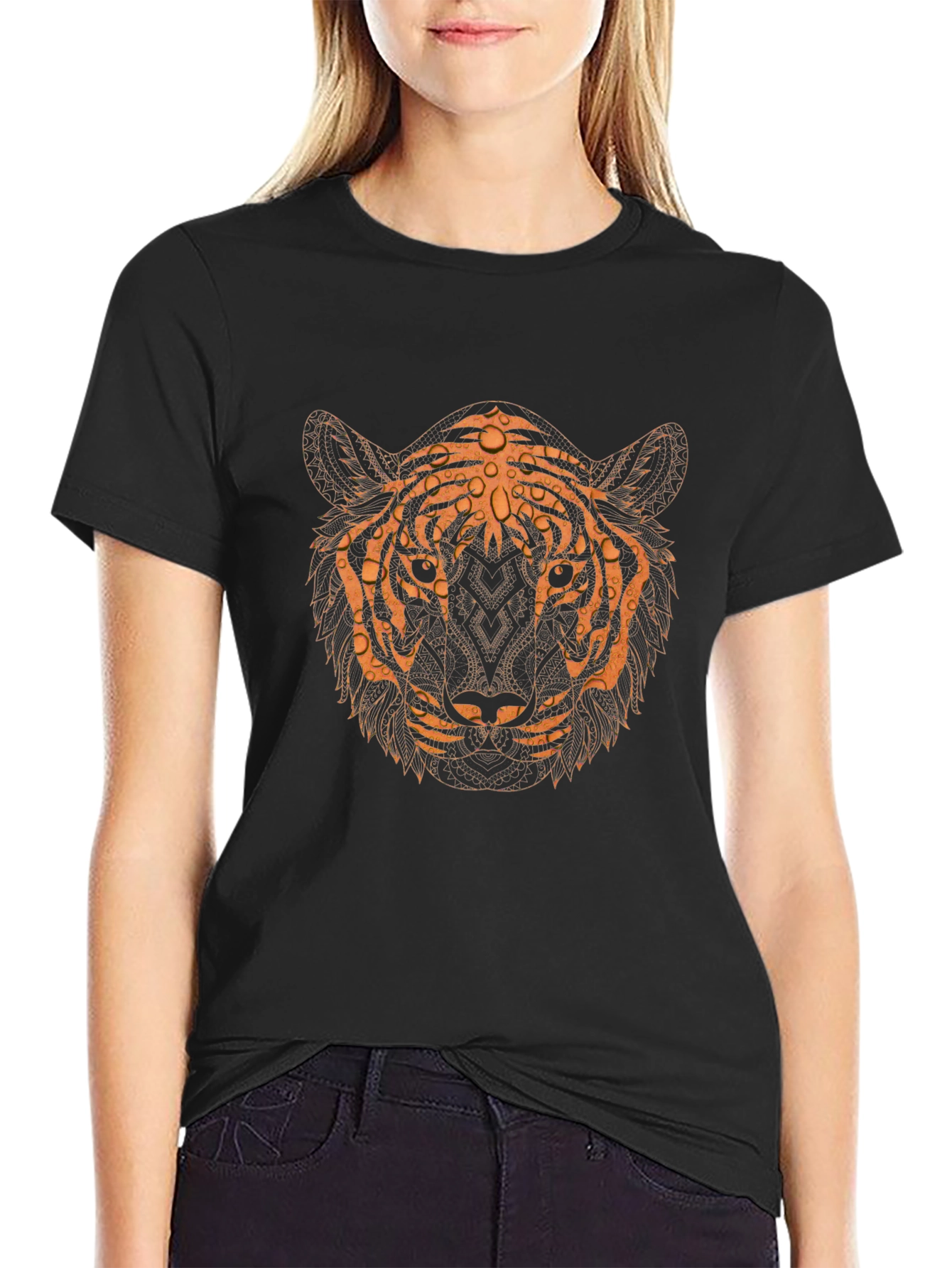 Black Tiger Graphic Tee - Mens