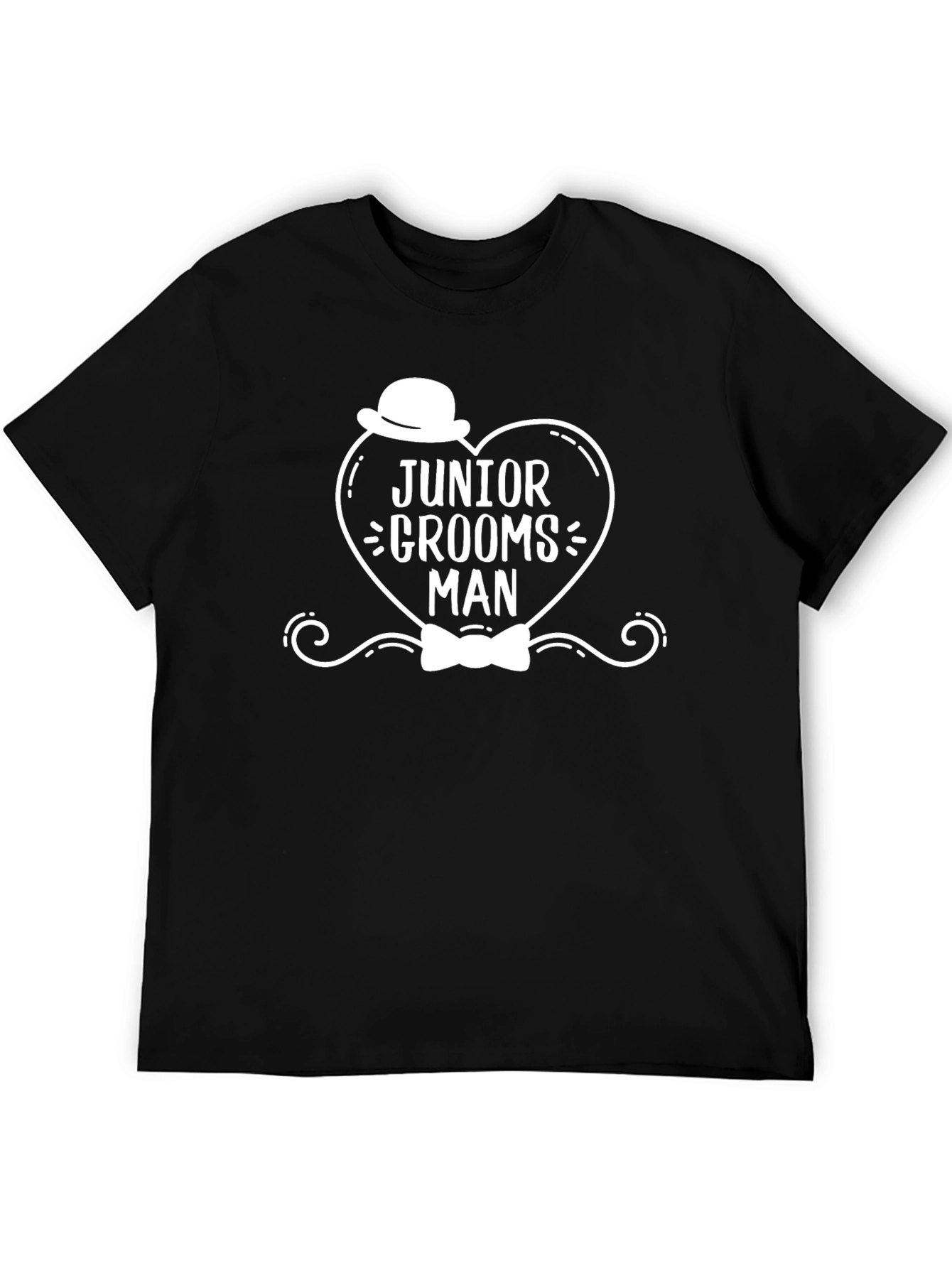 Junior Groomsman Black T-Shirt