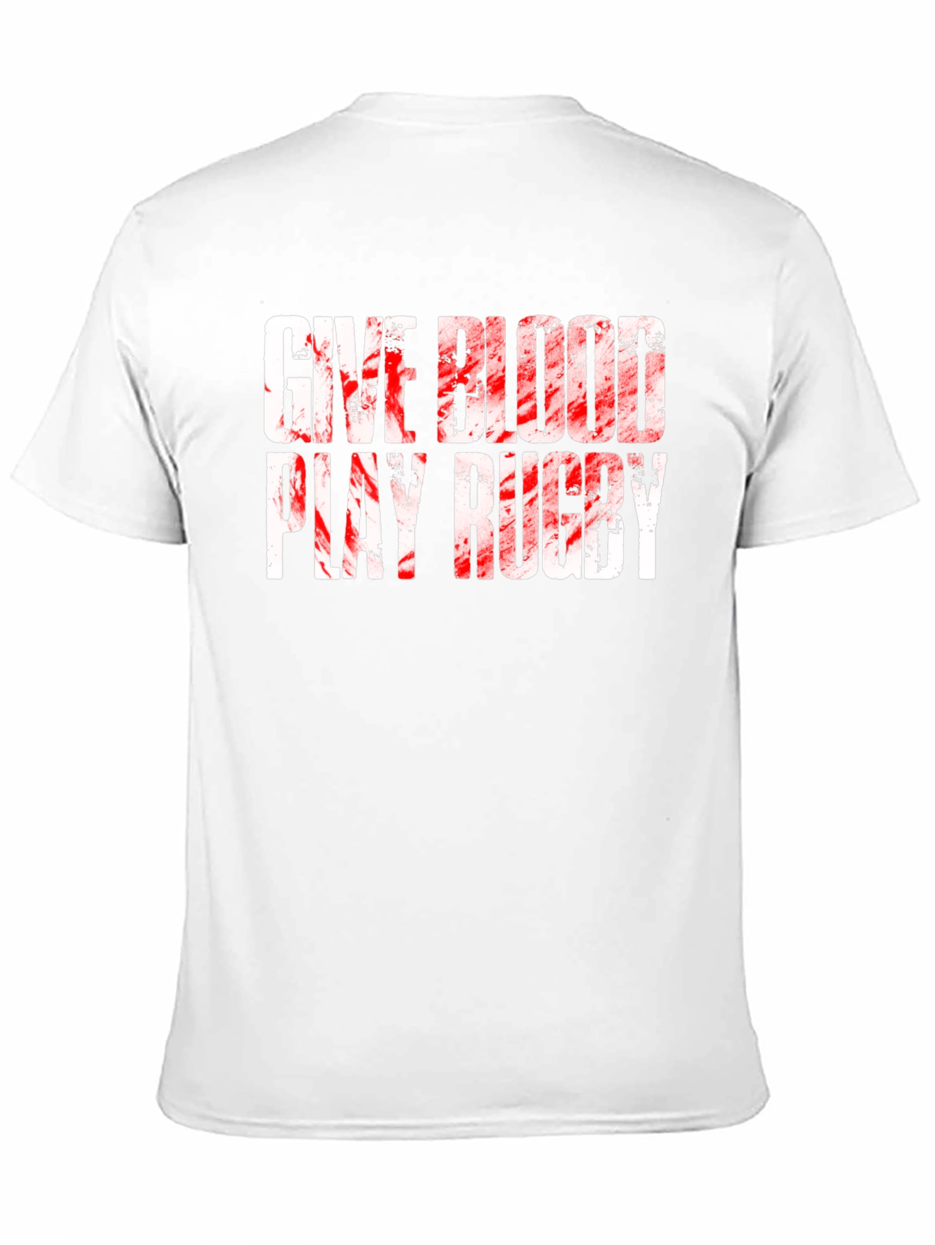 Give Blood Play Rugby Graphic T-Shirt