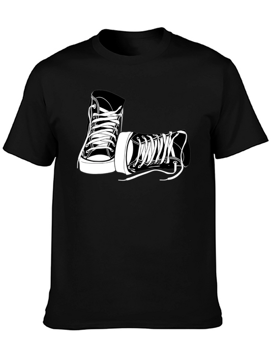 Cool Sneaker Graphic Tee - Black T-Shirt