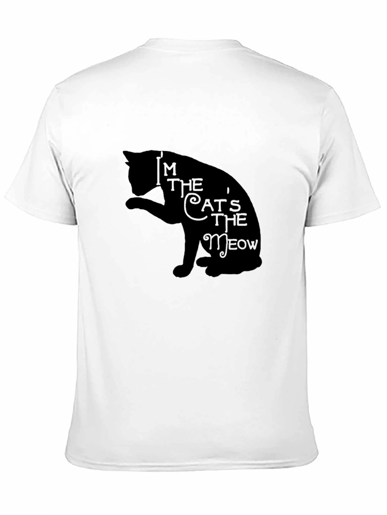 Im The Cats Meow Black Graphic T-Shirt