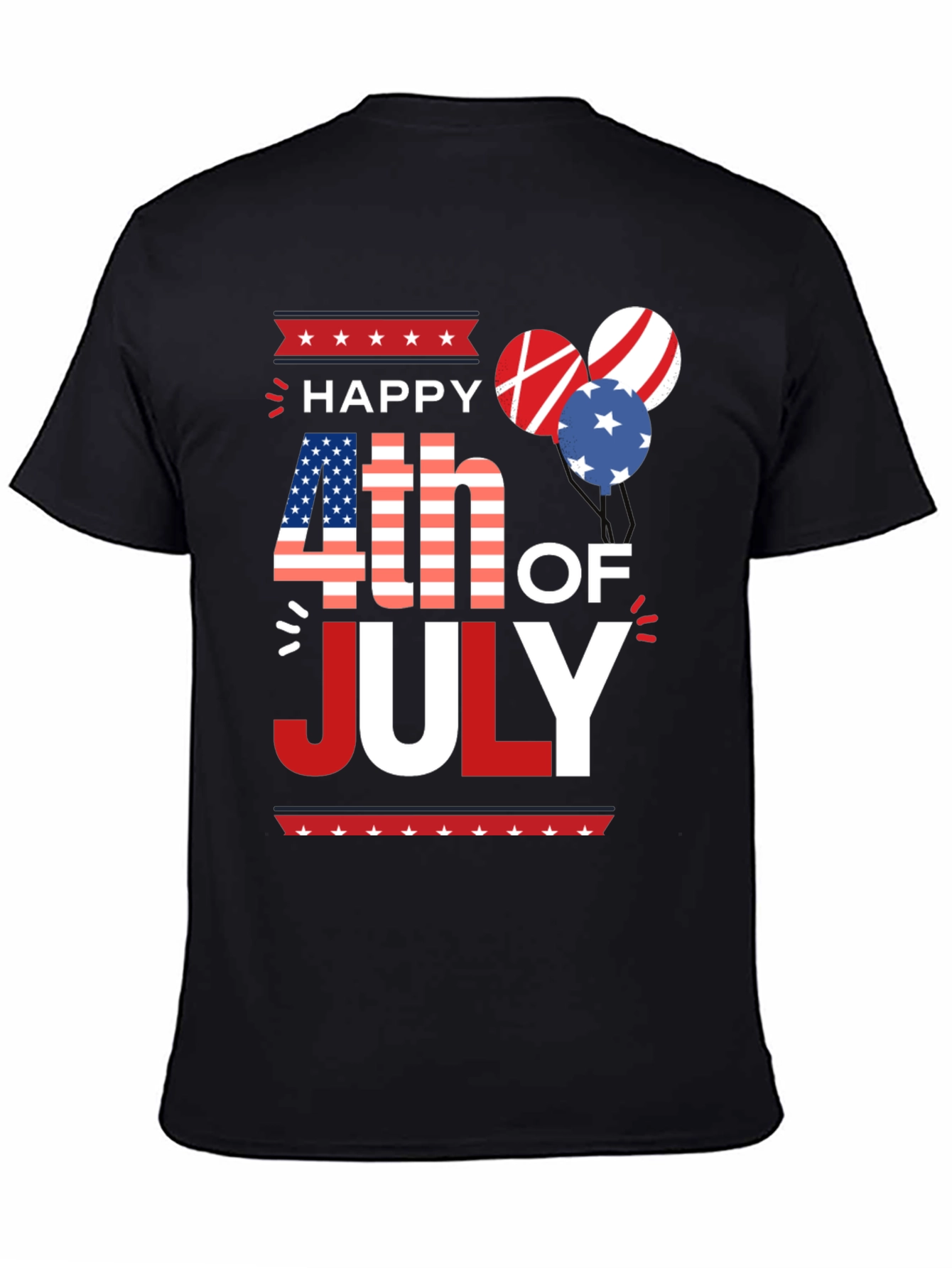 Patriotic Happy 4th of July T-Shirt