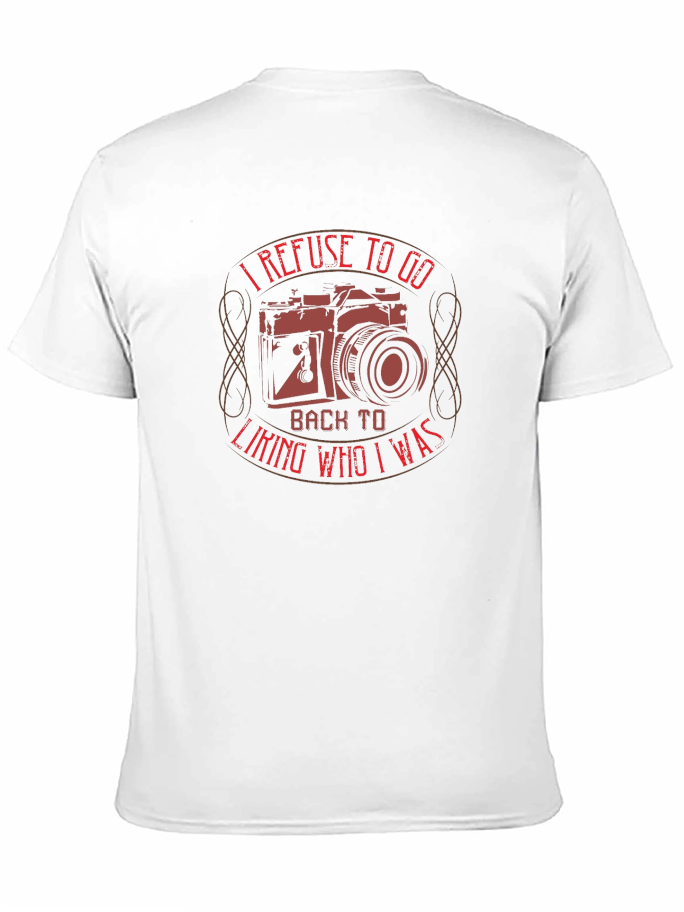 Refuse to Go Back T-Shirt - Camera Graphic Tee