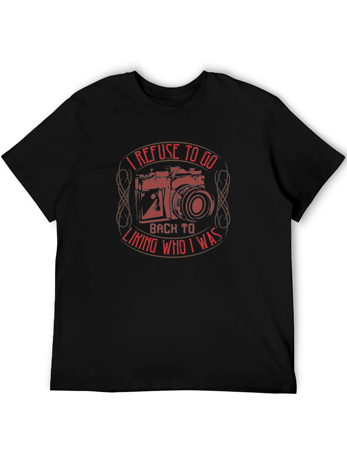 Refuse to Go Back T-Shirt - Camera Graphic Tee