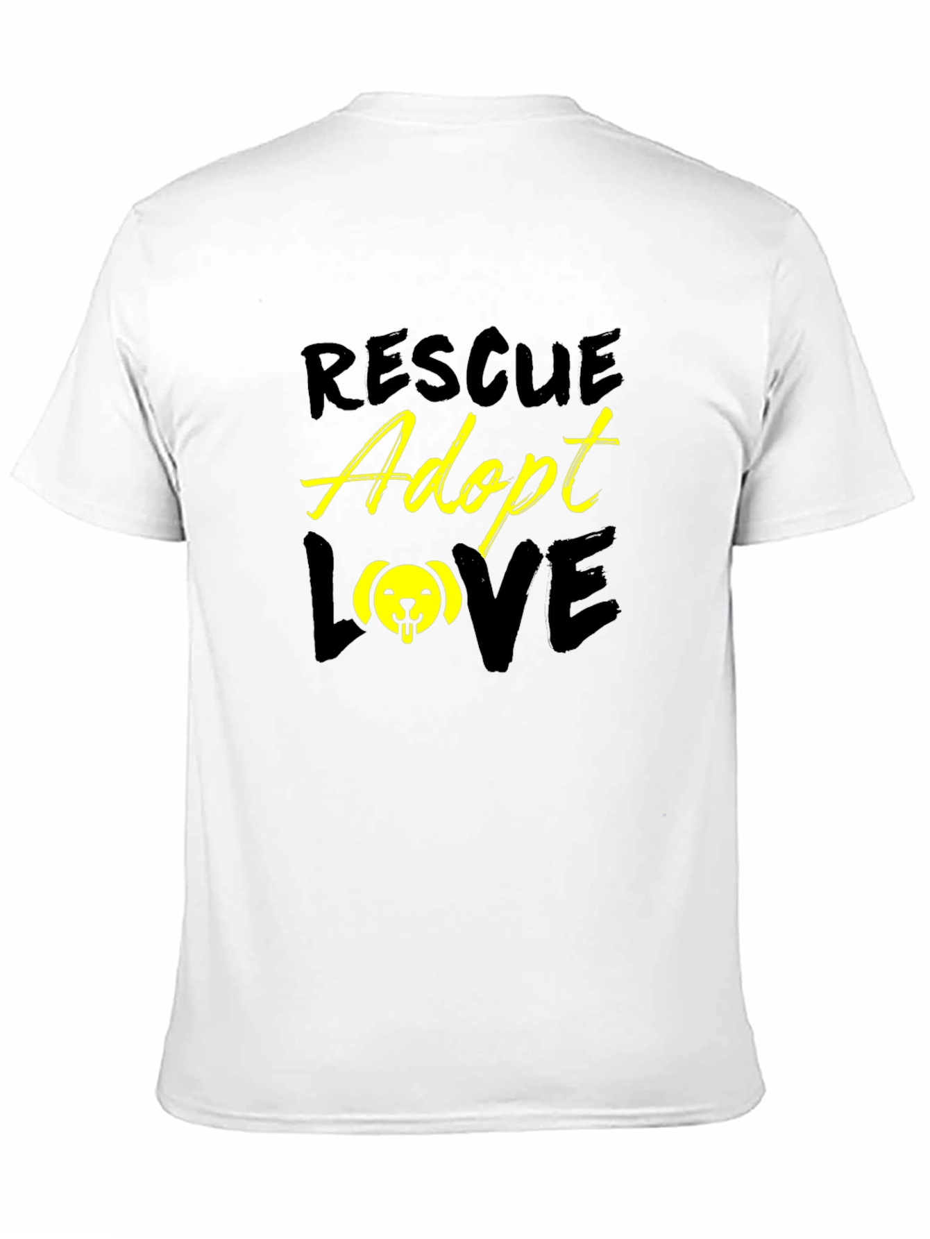 Rescue Adopt Love Graphic T-Shirt
