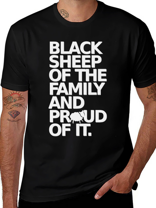 Black Sheep Family T-Shirt - Proud Statement Tee