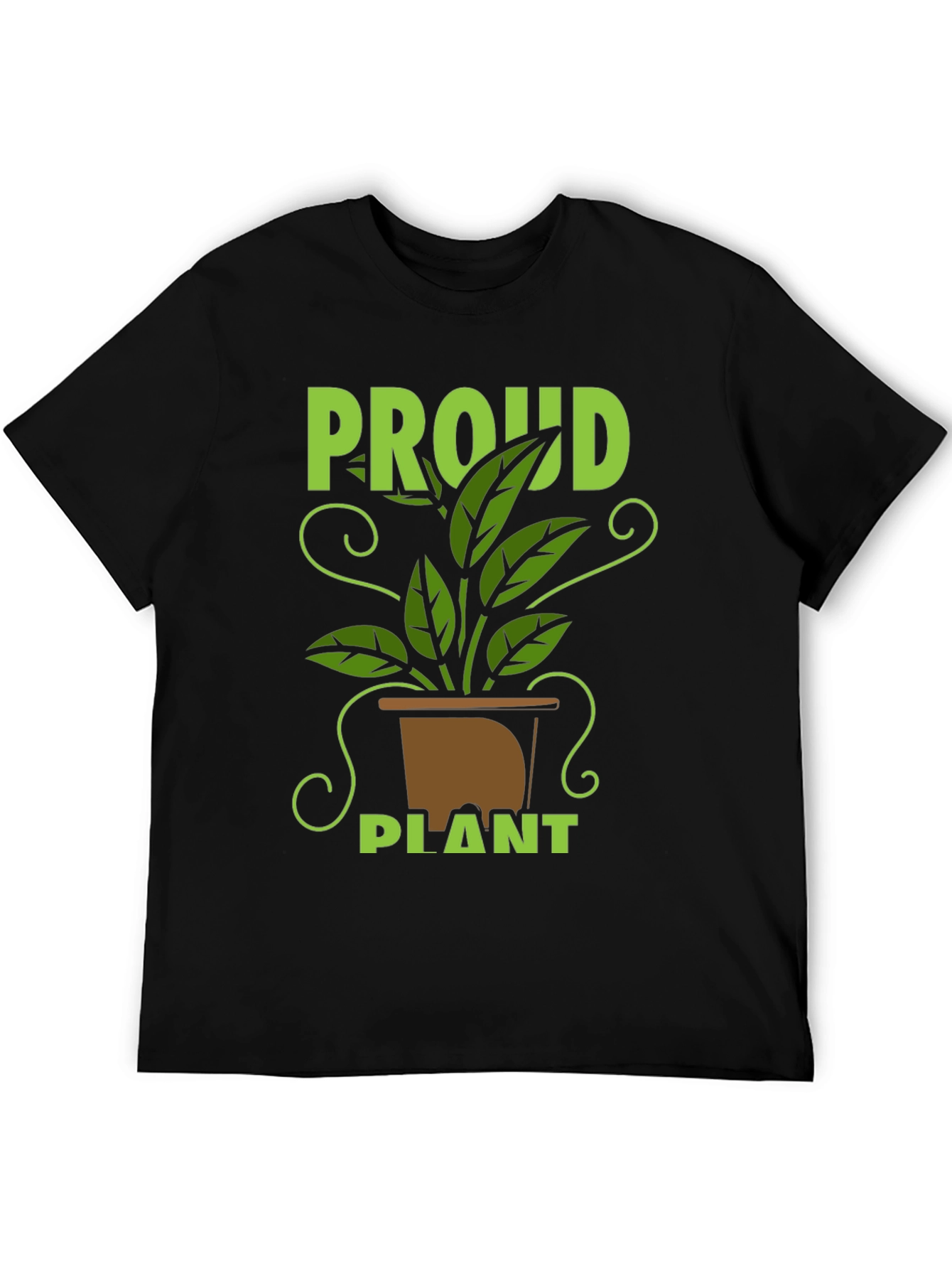 Proud Plant T-Shirt - Black Cotton Tee