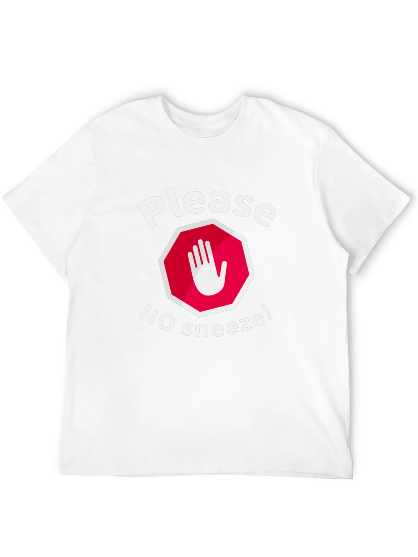 Please No Sneeze Funny Graphic Tee
