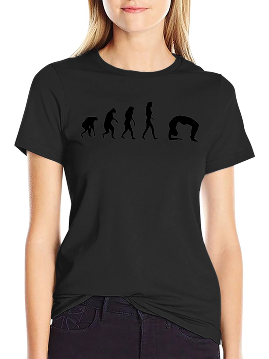 Evolution of Yoga Black T-Shirt