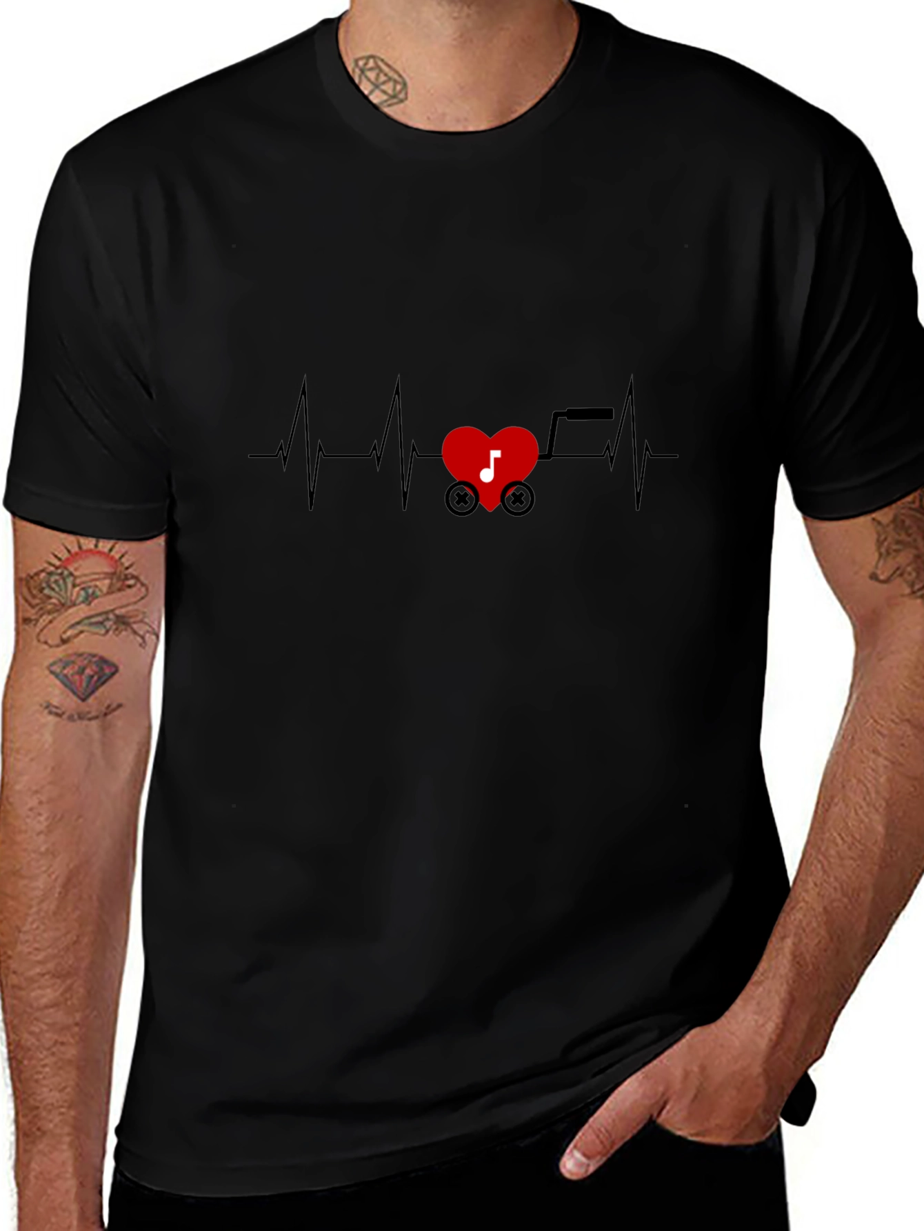 Heartbeat Music Lover T-Shirt