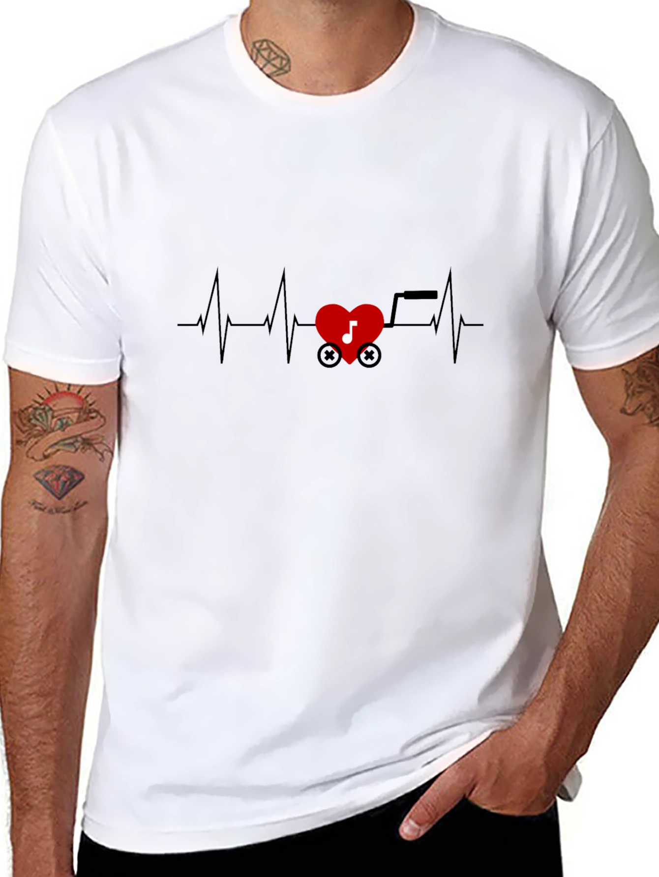 Heartbeat Music Lover T-Shirt