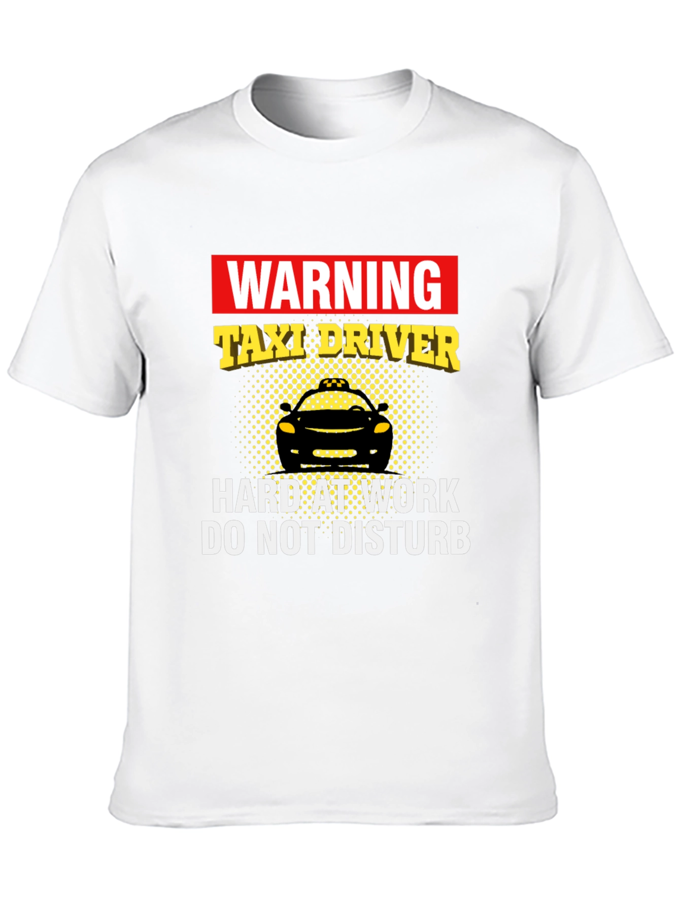 Warning Taxi Driver Graphic T-Shirt