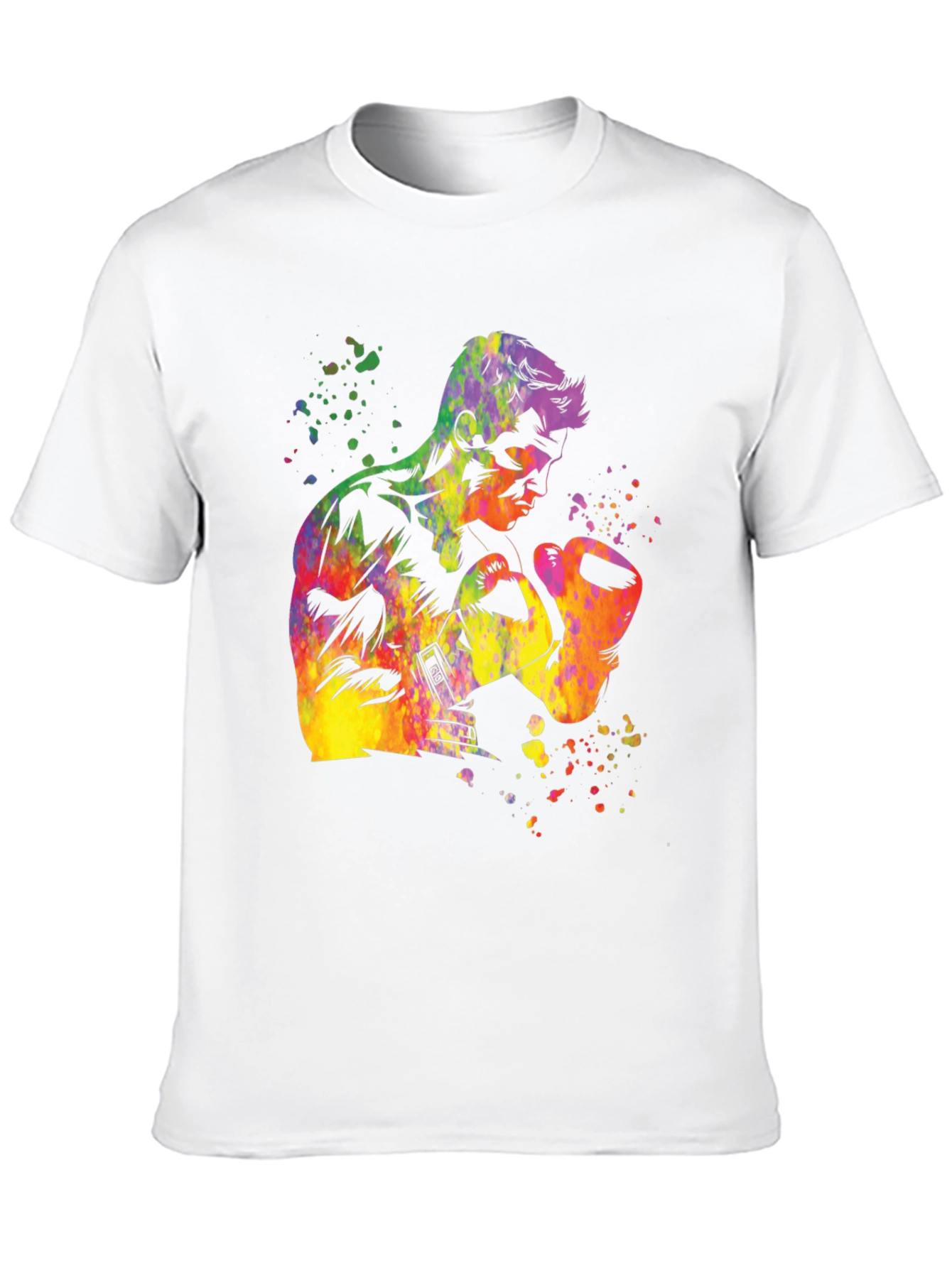 Boxer Watercolor Graphic T-Shirt