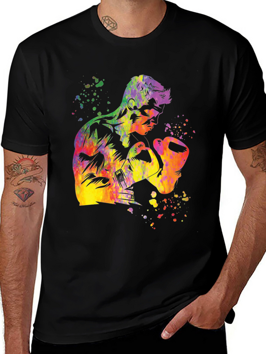 Boxer Watercolor Graphic T-Shirt