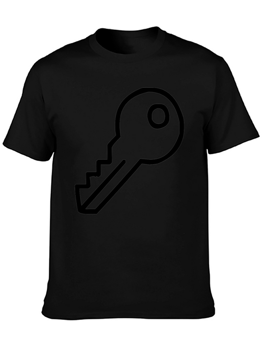 Key Graphic Black T-Shirt