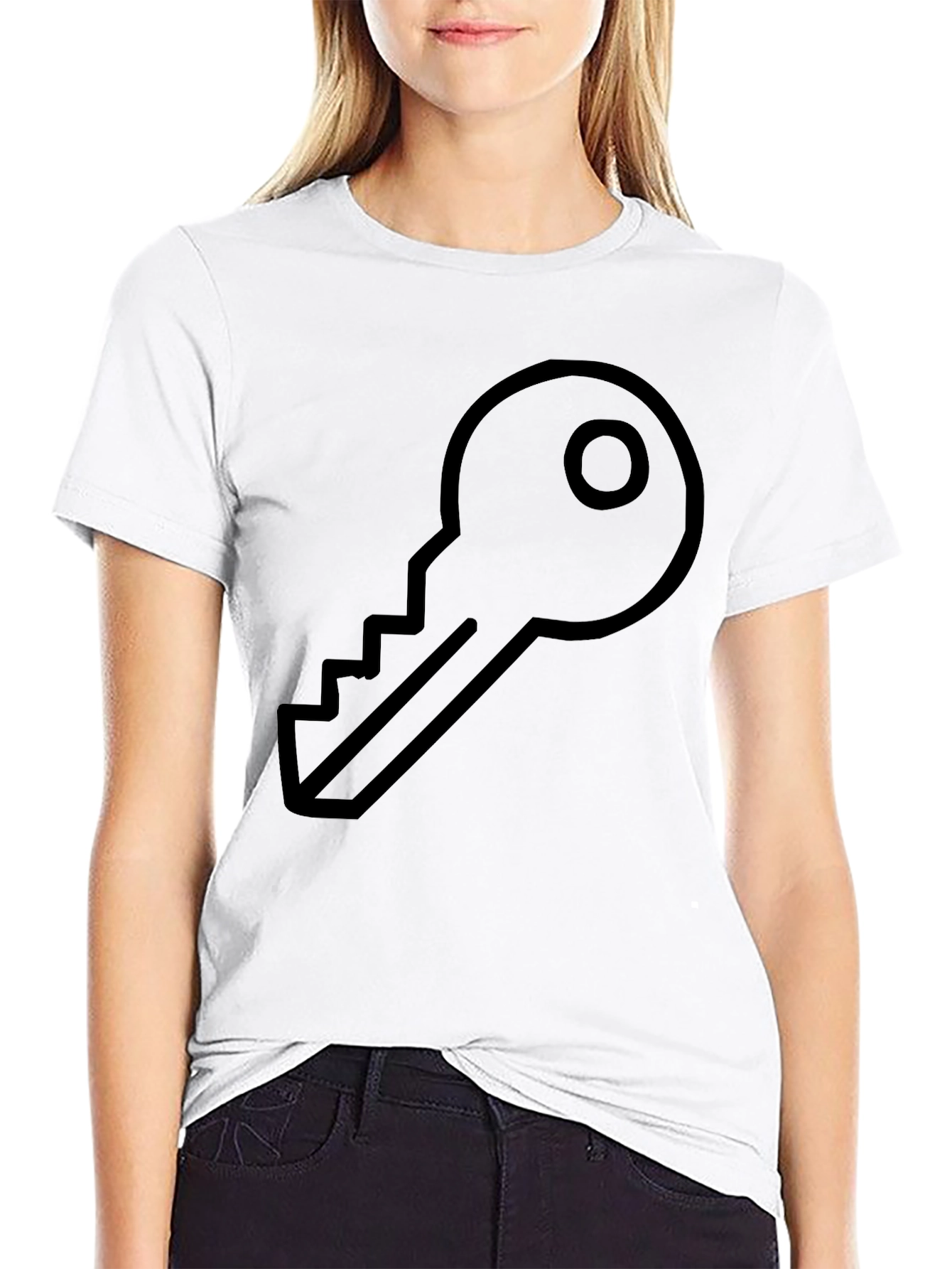 Key Graphic Black T-Shirt