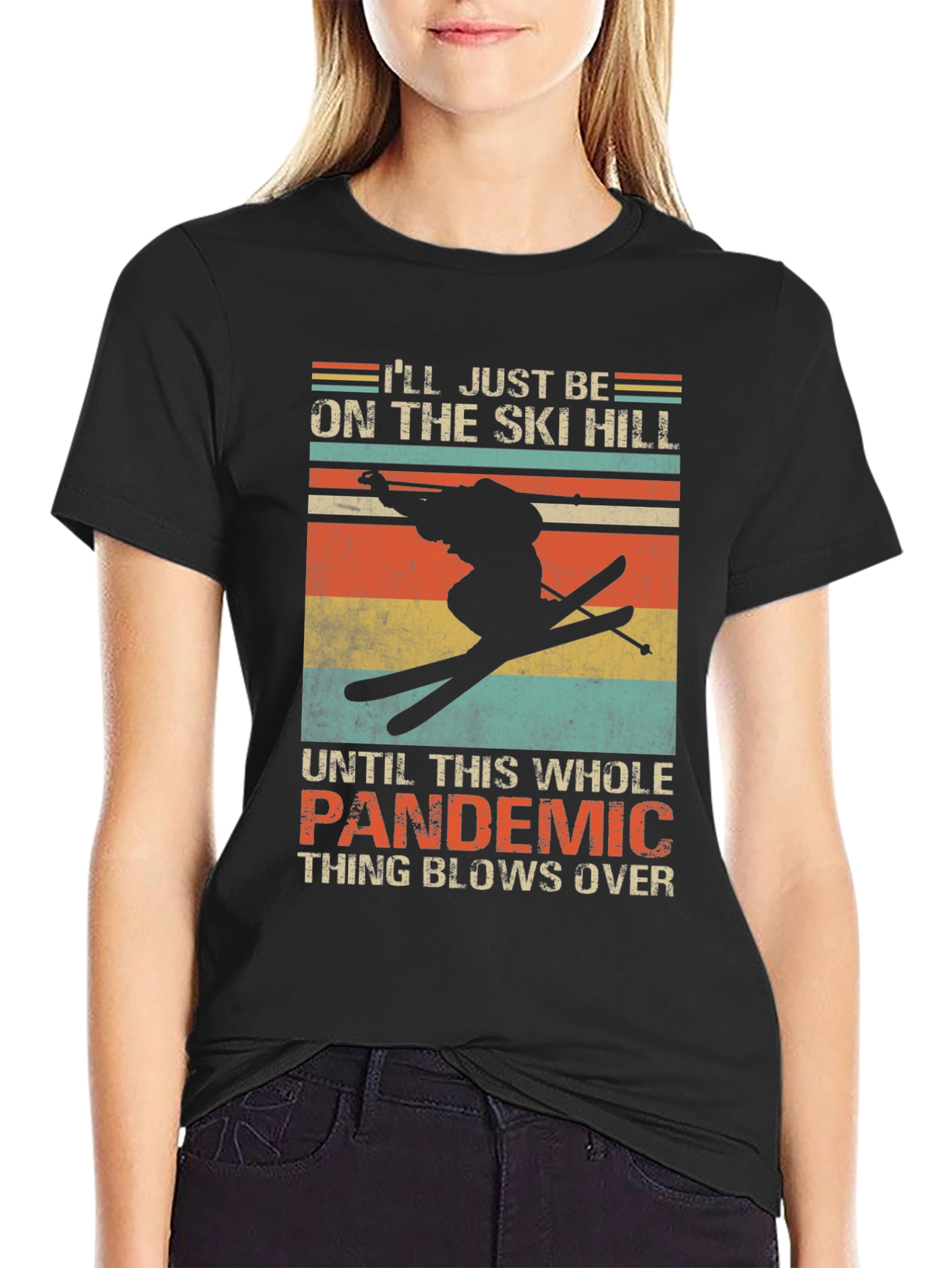 Ski Hill Pandemic T-Shirt