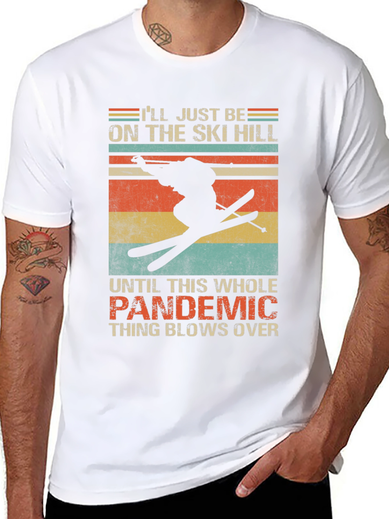 Ski Hill Pandemic T-Shirt