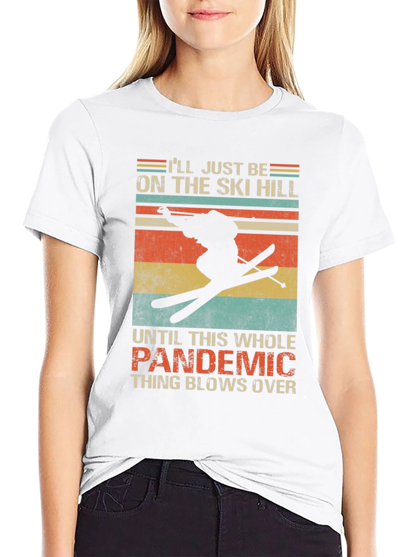 Ski Hill Pandemic T-Shirt