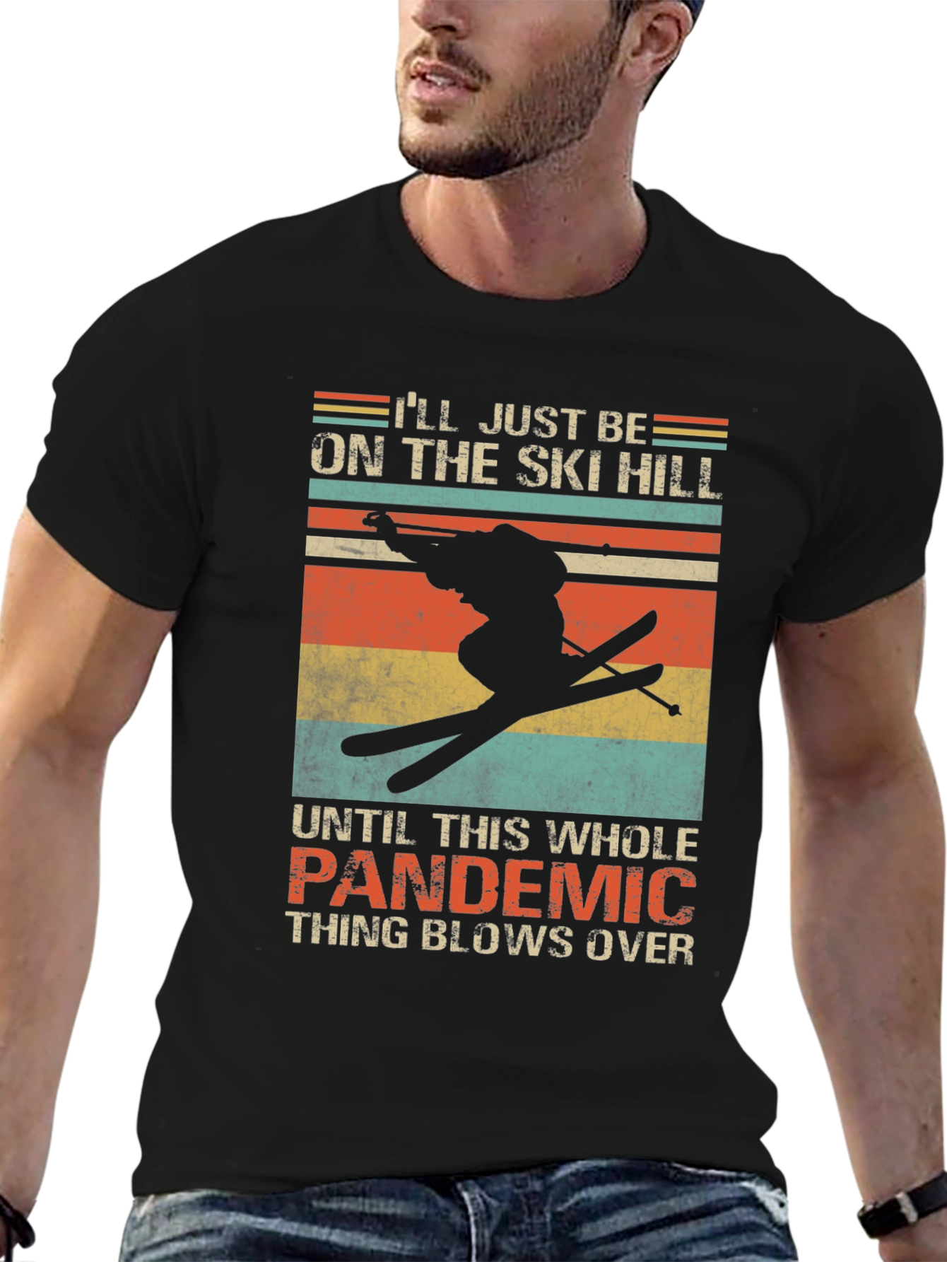 Ski Hill Pandemic T-Shirt
